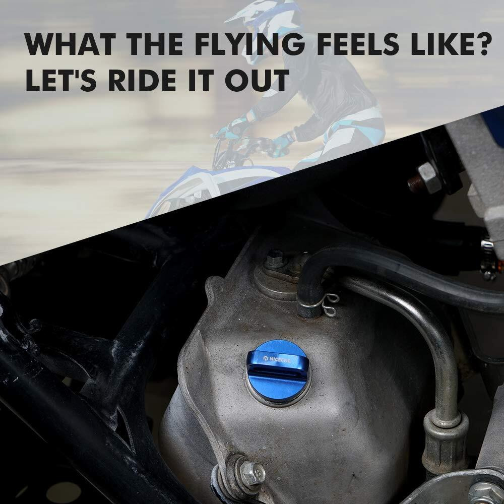 Nicecnc T6 Aluminum Engine Oil Dipstick With O-Ring Compatible With Yamaha Raptor 700 Yfm700 Yfz 450 2004-2009,2012-2013 Replacement For 5Lp-21761-00-00 5Lp-21761-00-00 See Fitment