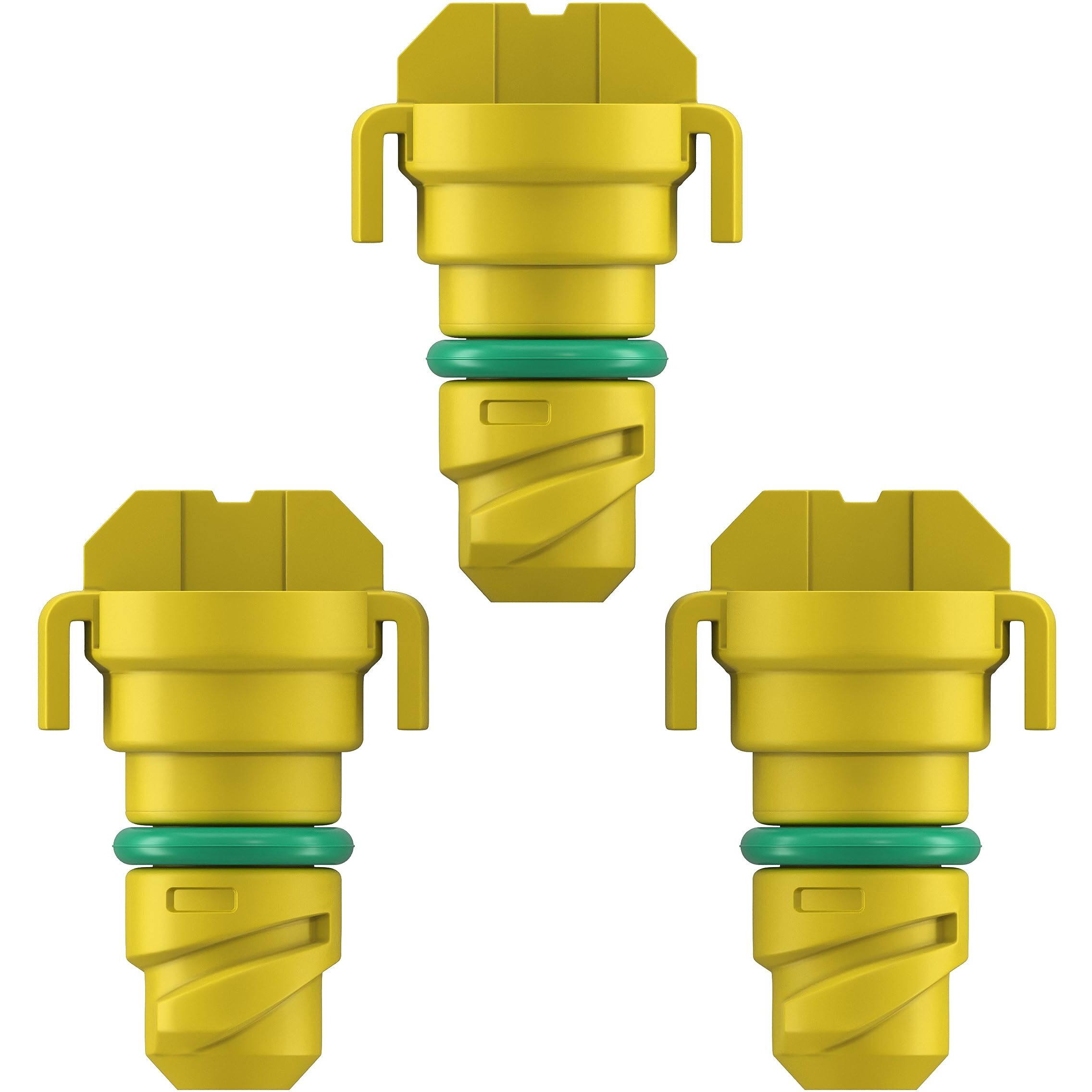 3Pcs Oil Drain Plug Plastic M20 With Rubber Washer Gasket Seal - 20Mm Replacement For Ford/Lincoln - Oem Kx6Z-6730-B Fits For 2017-2024 By Automajor