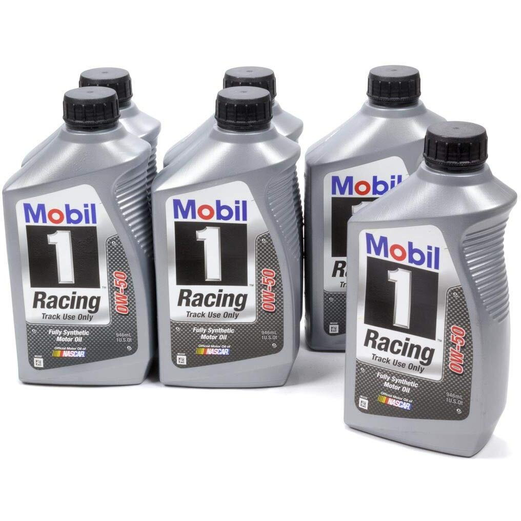 Mobil 0W50 Racing Oil Case 6X1 Qt
