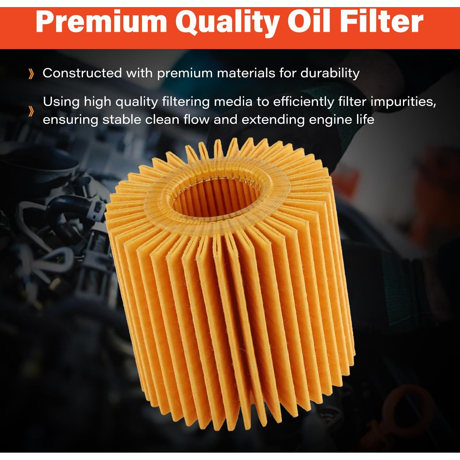 Gzztores 15620-31060 Engine Oil Filter Cap Assembly Kit, Compatible With Toyota Lexus Vehicles - Avalon Camry Highlander Rav4 Sienna Tacoma Venza Replaces 15643-31050 Engine Oil Filter Housing Cap
