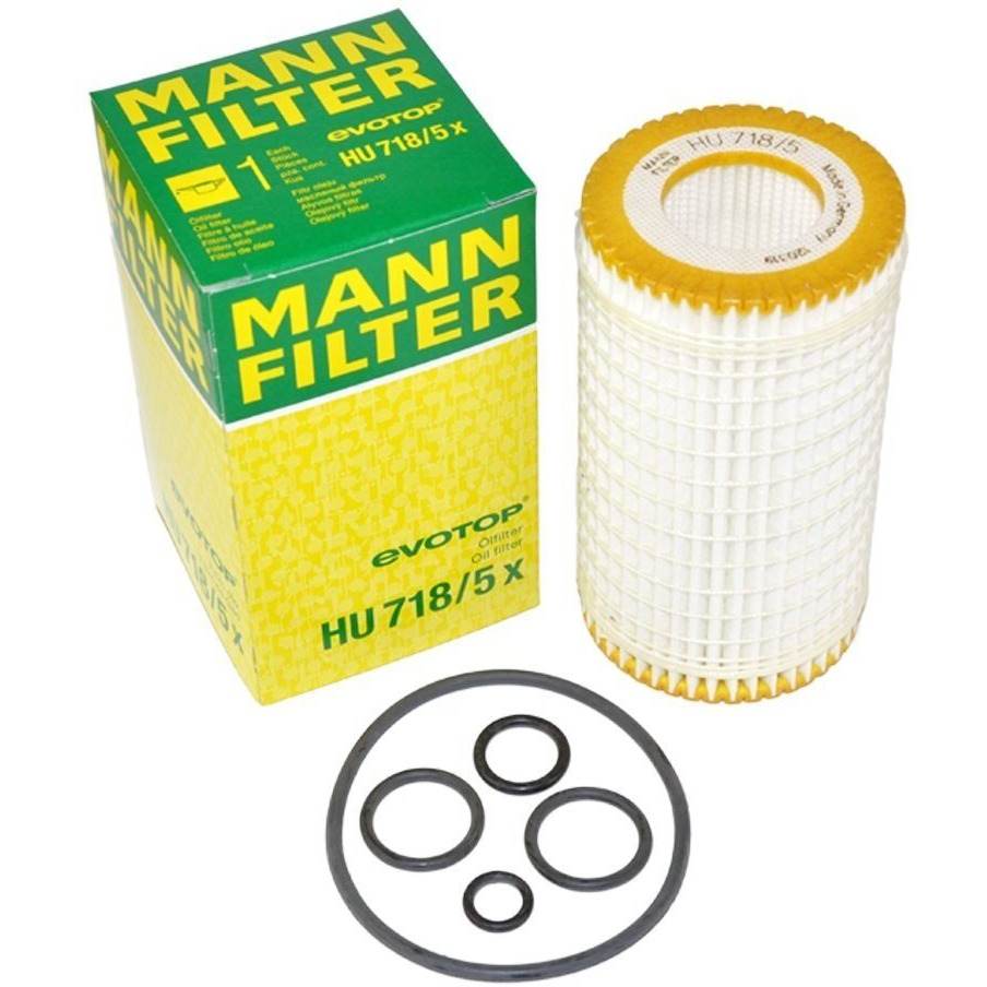 Mann-Filter Hu 718/5 X Metal-Free Oil Filter (Original Mann - Made In Germany)