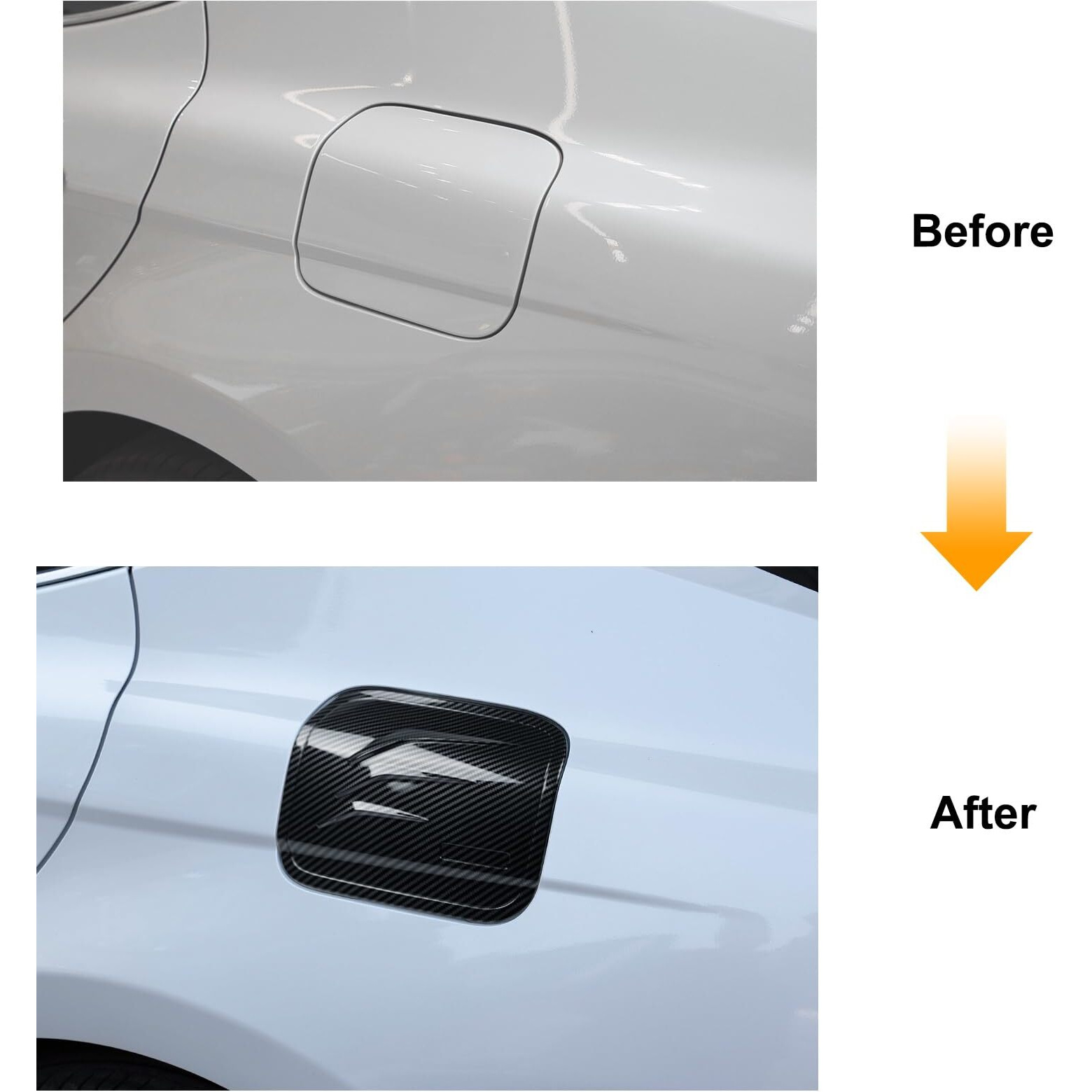 Cke 2025 Compatible With Toyota Camry 2025 Accessories Le Se Xle Xse Car Fuel Tank Cover Trim Oil Gas Cap Exterior Decoration Sticker -Carbon Fiber Style