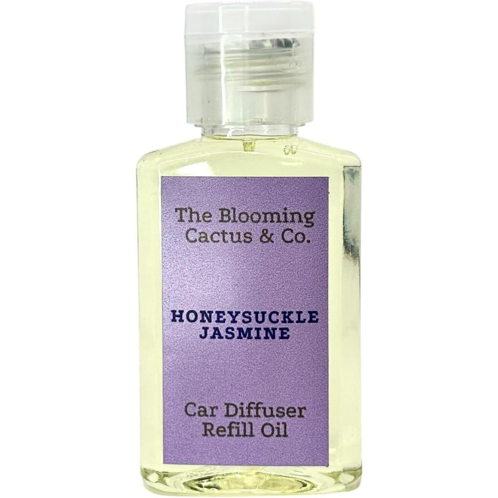 Car Air Freshener Refill Oil - Fragrance Oil Diffuser Refill - Car Diffuser Refill - Reed Diffuser Refill -The Blooming Cactus & Co. - (Honeysuckle Jasmine)
