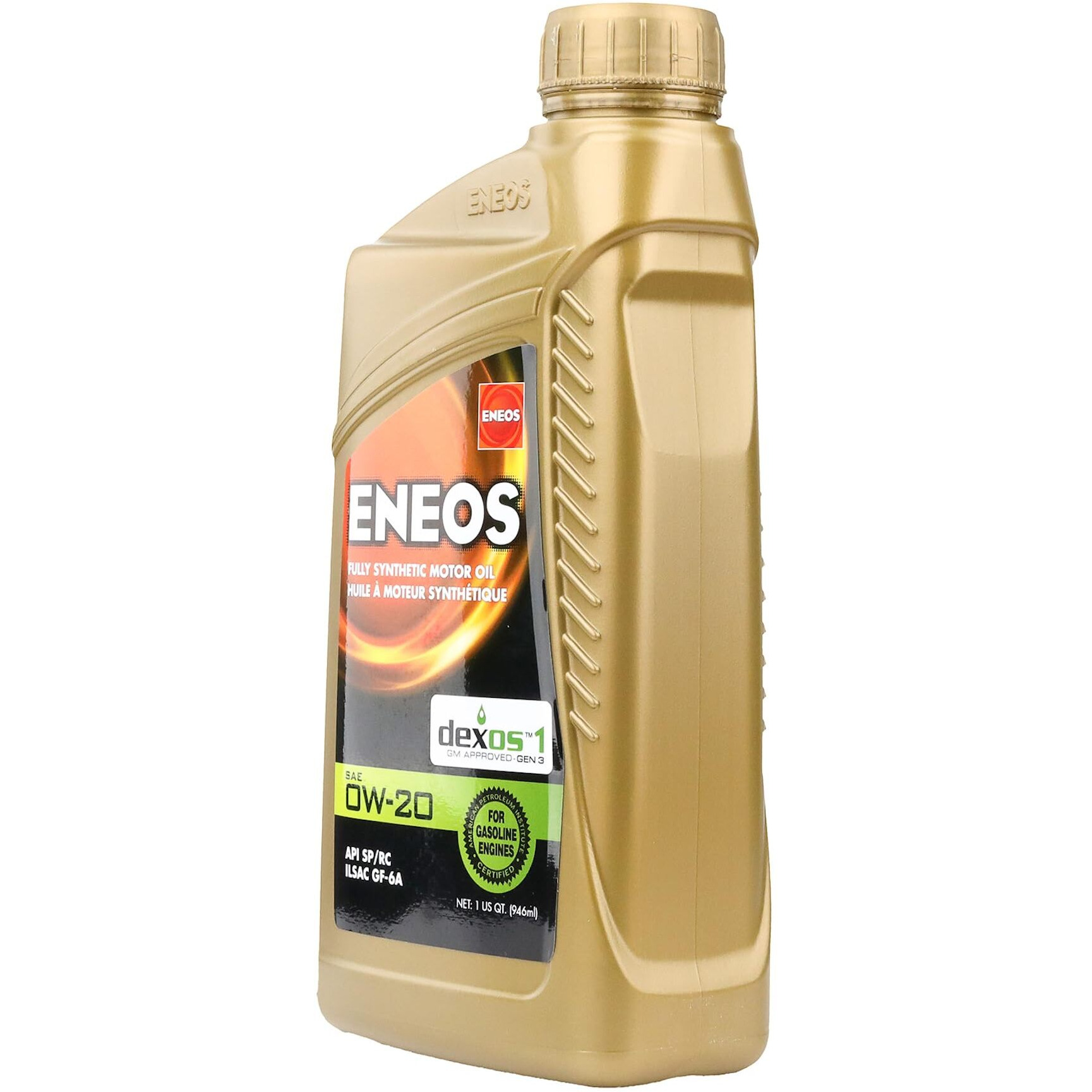 Eneos 0W-20 Fully Synthetic Motor Oil (1-Quart, Single Pack)