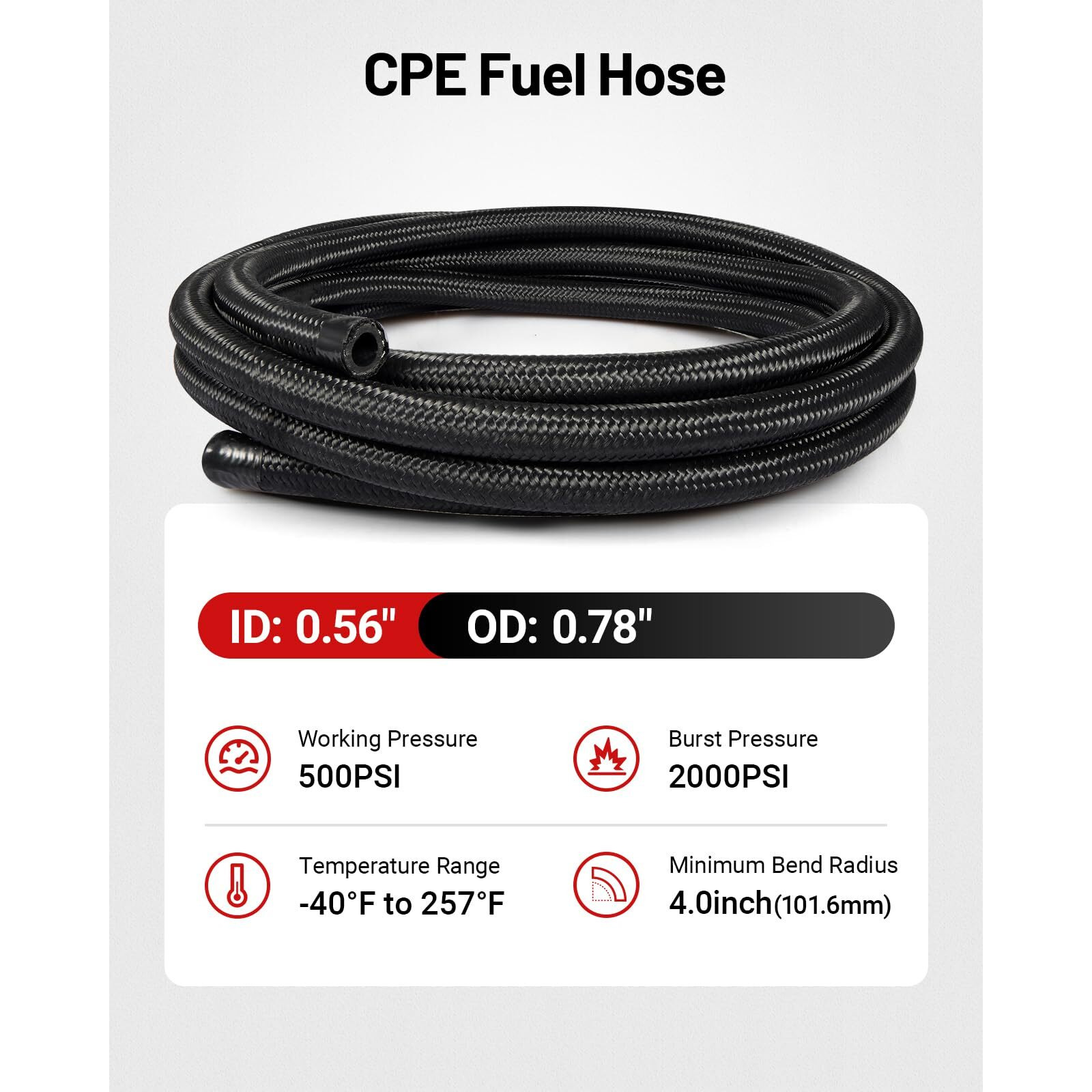 Evil Energy 10An Oil Catch Can, 750Ml Breather Tank With An10 Fuel Line Kit Nylon Braided Cpe 10Ft, 2 Port Oil Separator Catch Can Universal
