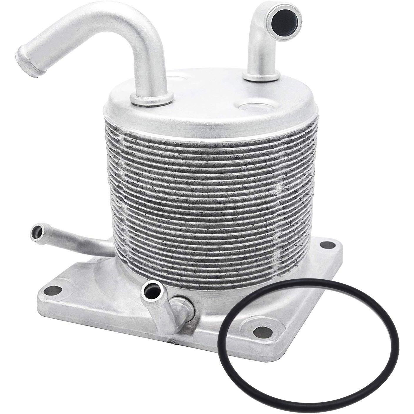 Upgraded Cvt Transmission Oil Cooler Compatible With Nissan 2007-2012 Sentra / 2011-2014 Juke / 2008-2018 Rogue / 2012-2018 Versa Sedan 21606-1Xf0A 4 Ports By 3Mirrors