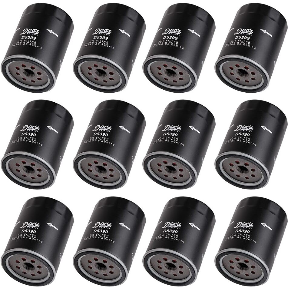 Doc's Diesel Oil Filter 12-Pack D5399-12 | Compatible With Chevrolet/Gmc 6.6L Duramax 2500Hd, 3500Hd 2001-2019 | Replaces Pf2232