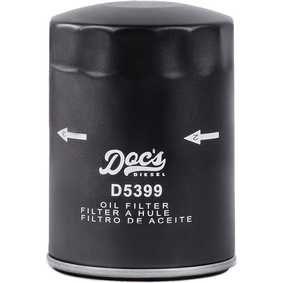 Doc's Diesel Oil Filter 12-Pack D5399-12 | Compatible With Chevrolet/Gmc 6.6L Duramax 2500Hd, 3500Hd 2001-2019 | Replaces Pf2232
