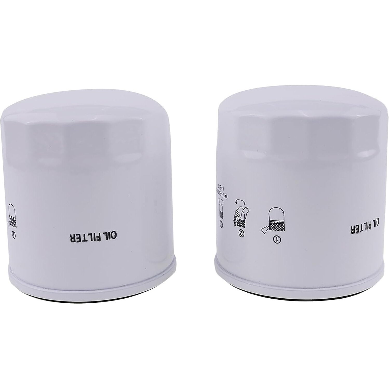 Lssoch 2Pcs Oil Filter 063-5004-00 063500400 063-8018-00 063801800 Compatible With Bad Boy Zt Czt Mz Outlaw Models