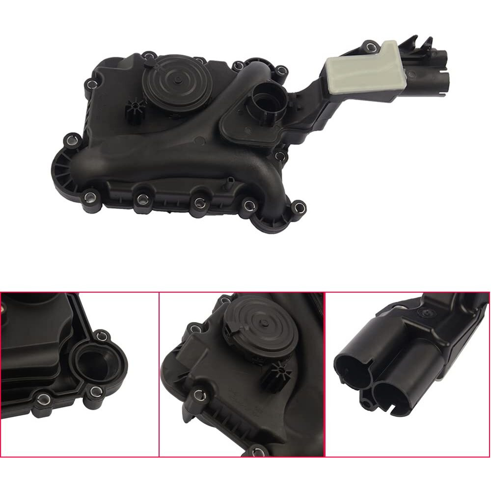 Crankcase Vent Valve Oil Separator Replacement For 2012-2017 Audi Q5 A6 C6 A5 Q7 3.0L Cgwa Cgwd Part  06E103547F 06E103547Q Flynsu