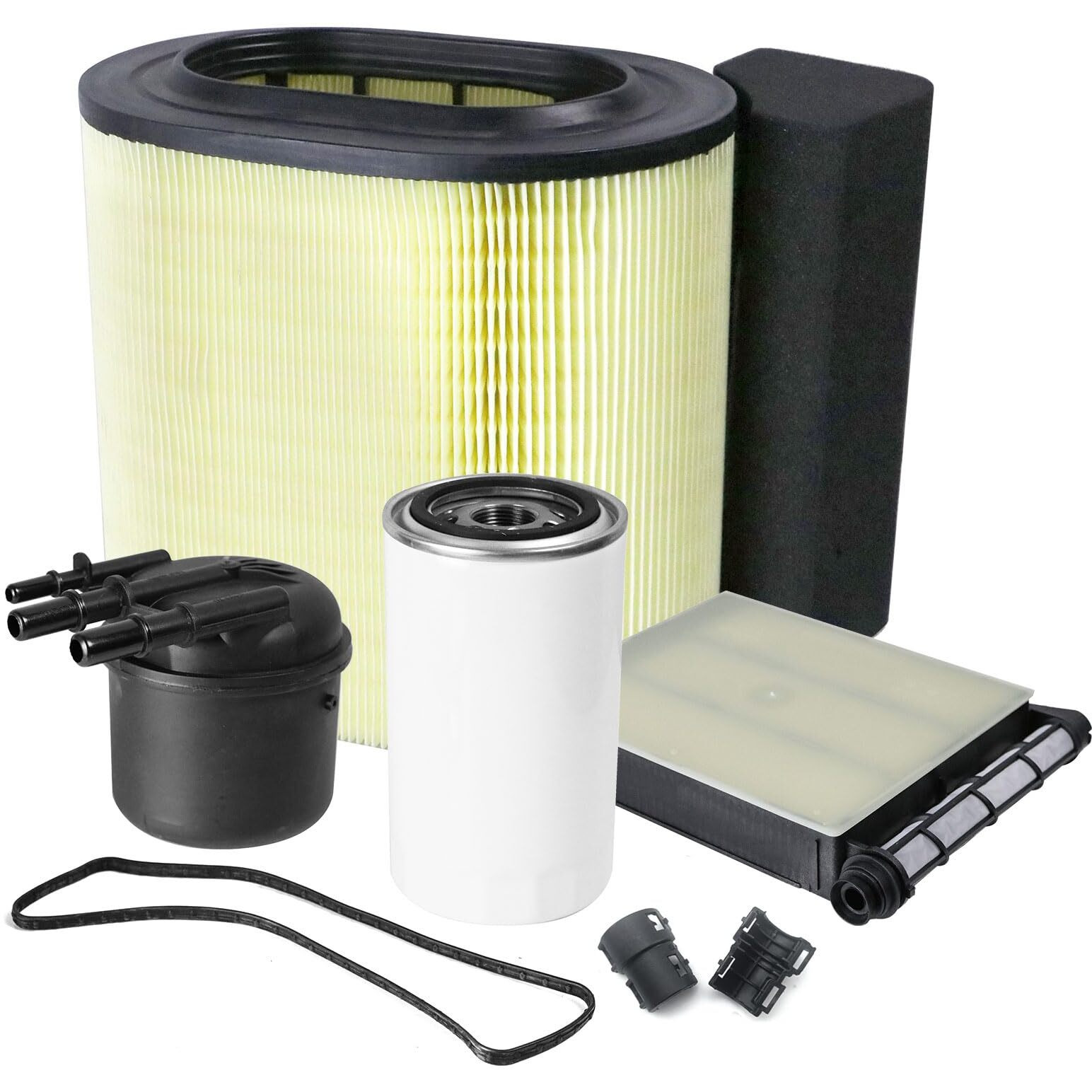 Yzqpnb 6.7L Powerstroke Diesel Fd4625 Fuel Filter Fl2124S Oil Filter Fa1927 Air Filter Compatible With 2017 2018 2019 Ford F250 F350 F450 F550 Super Duty V8 Engine  Fd-4624 Hc3Z-9601-A Bc3Z-6731-B