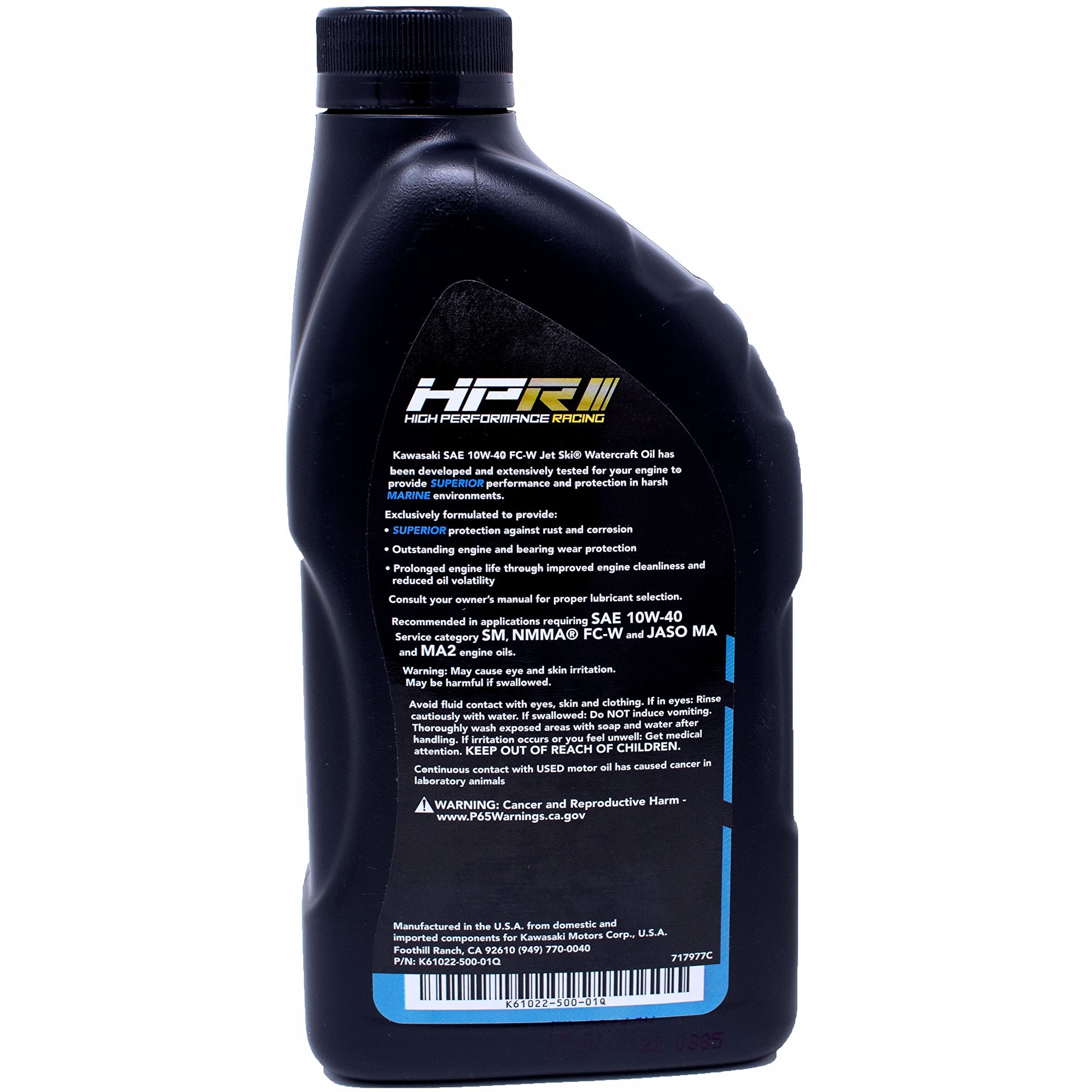 Edwards Oil Change Kit Fits 2011-2022 Kawasaki Ultra 300 310 310X 310Lx Jetski Jet Ski Watercraft With Spark Plug