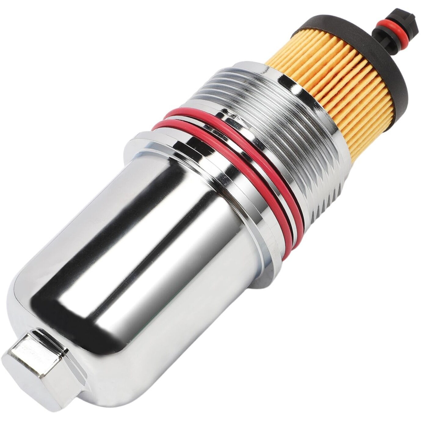 Aluminium Oil Filter Housing Cap Lid Cover For Fusion 2017-2020, F150 2015-2020 2.7L V6, Bronco, Edge, Explorer, Ranger 2024, Aviator, Continental, Nautilus, Ft4Z6A832C Ft4Z-6A832-C