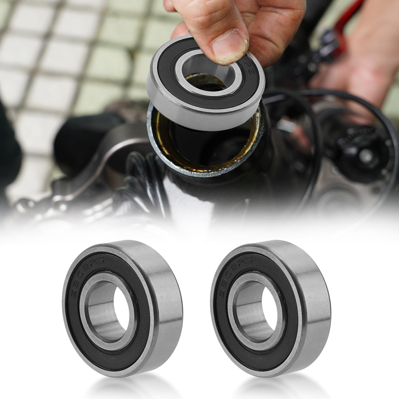Urlwall 2Pcs Motorcycle Rear Wheel Hubs - Oil Seal Bearing For Sur Ron Light Bee X And S Segway X160 X260