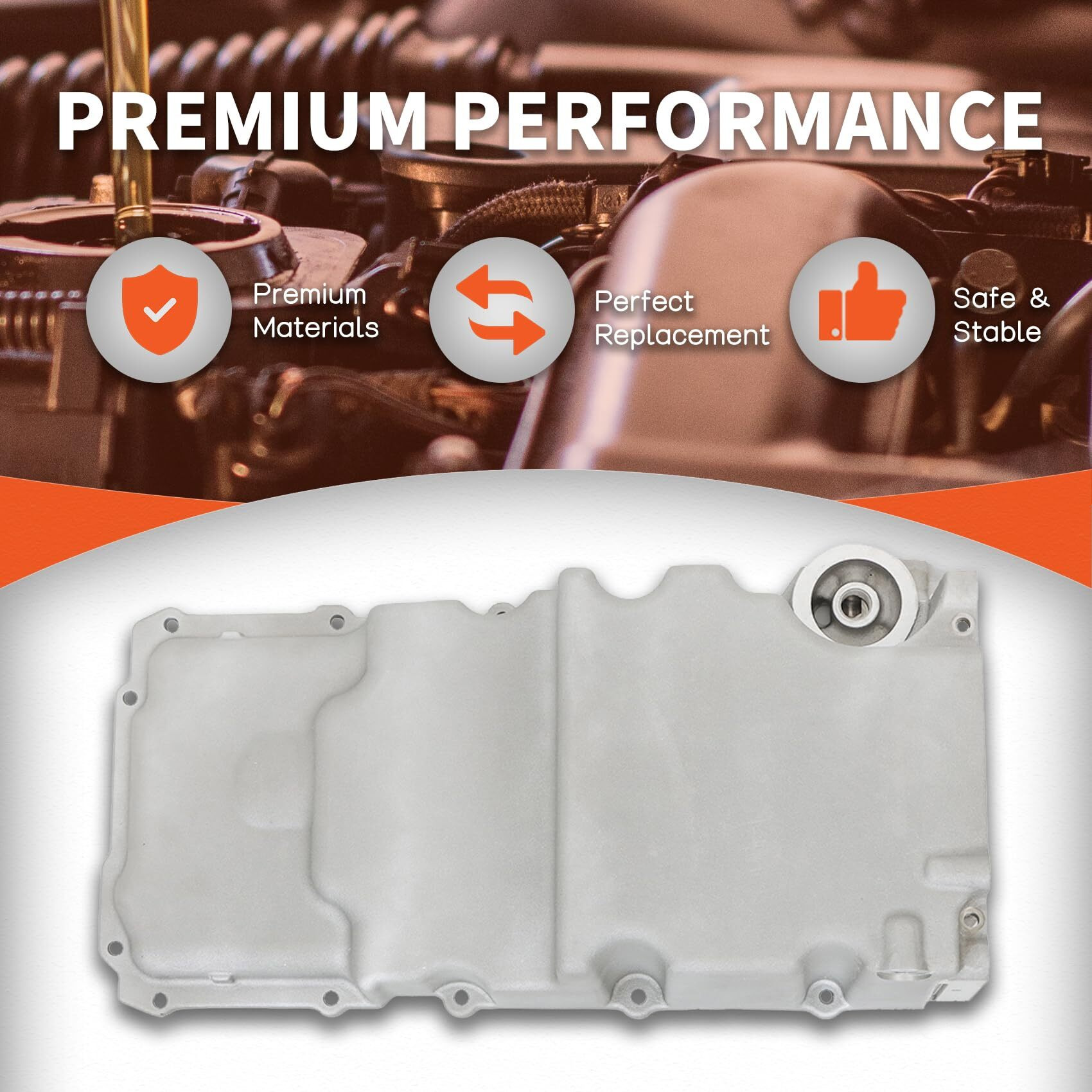 Labwork 302-2 Ls Engine Low Profile Oil Pan Retro Replacement For Camaro Firebird Ventura Nova F-Body G-Body A-Body Ls1 Ls2 Ls3 6.2L 6.0L 5.3L 4.8L