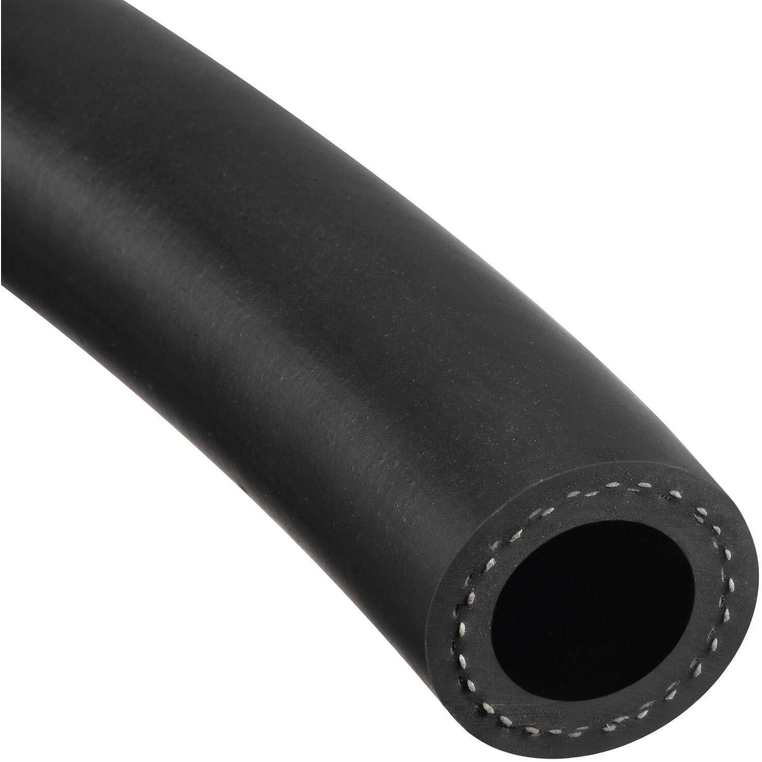 Uxcell 3/4 Inch Id Fuel Line Hose, 1 3/16 Inch Od 2Ft Black Oil Hose For Small Engines
