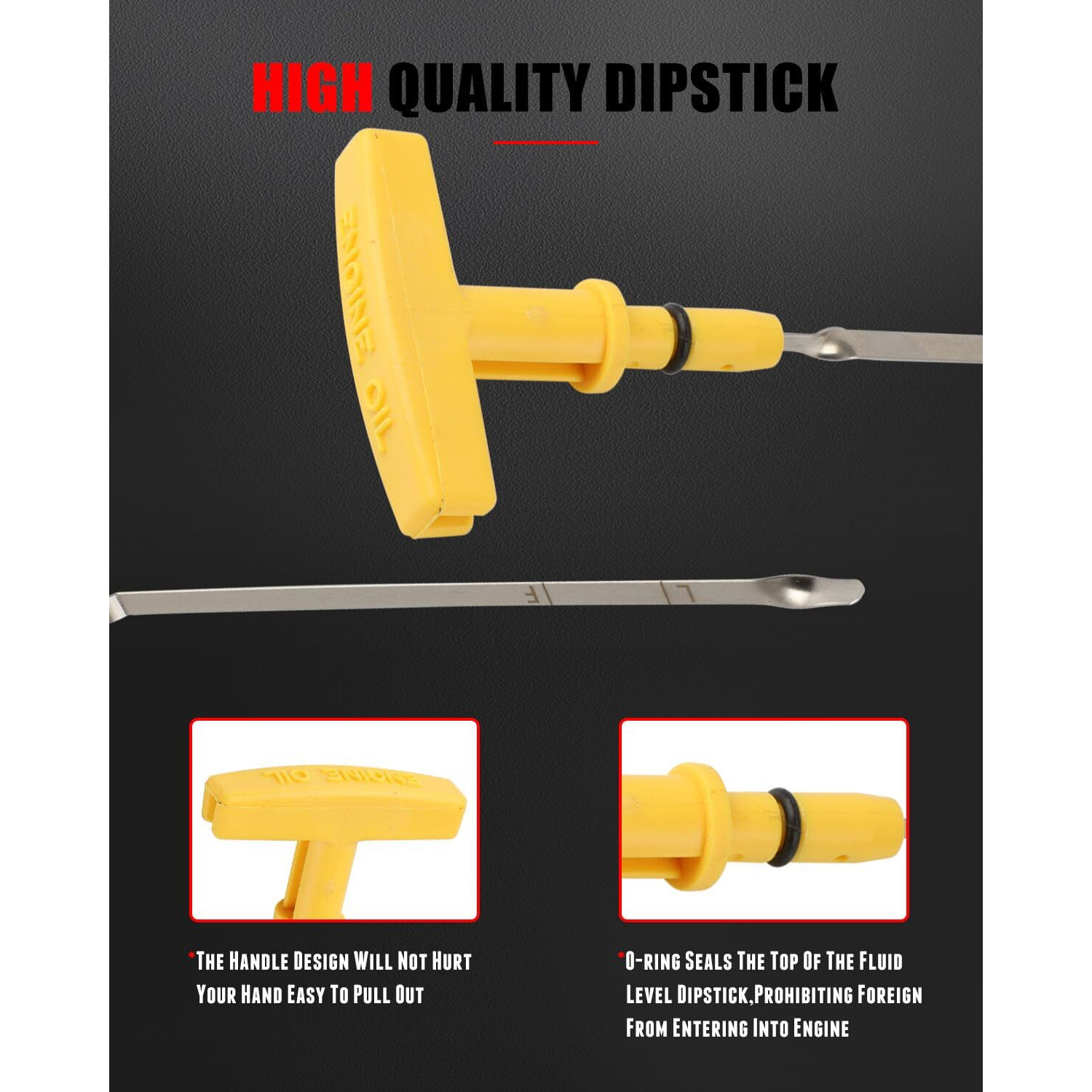 Cciyu 4777965Aa Engine Oil Dipstick Replacement For 2001 2002 2003 2004 2005 2006 2007 2008 2009 2010 For Chrysler Pt Cruiser 2.4L Dip Stick For Checking Oil Dipstick