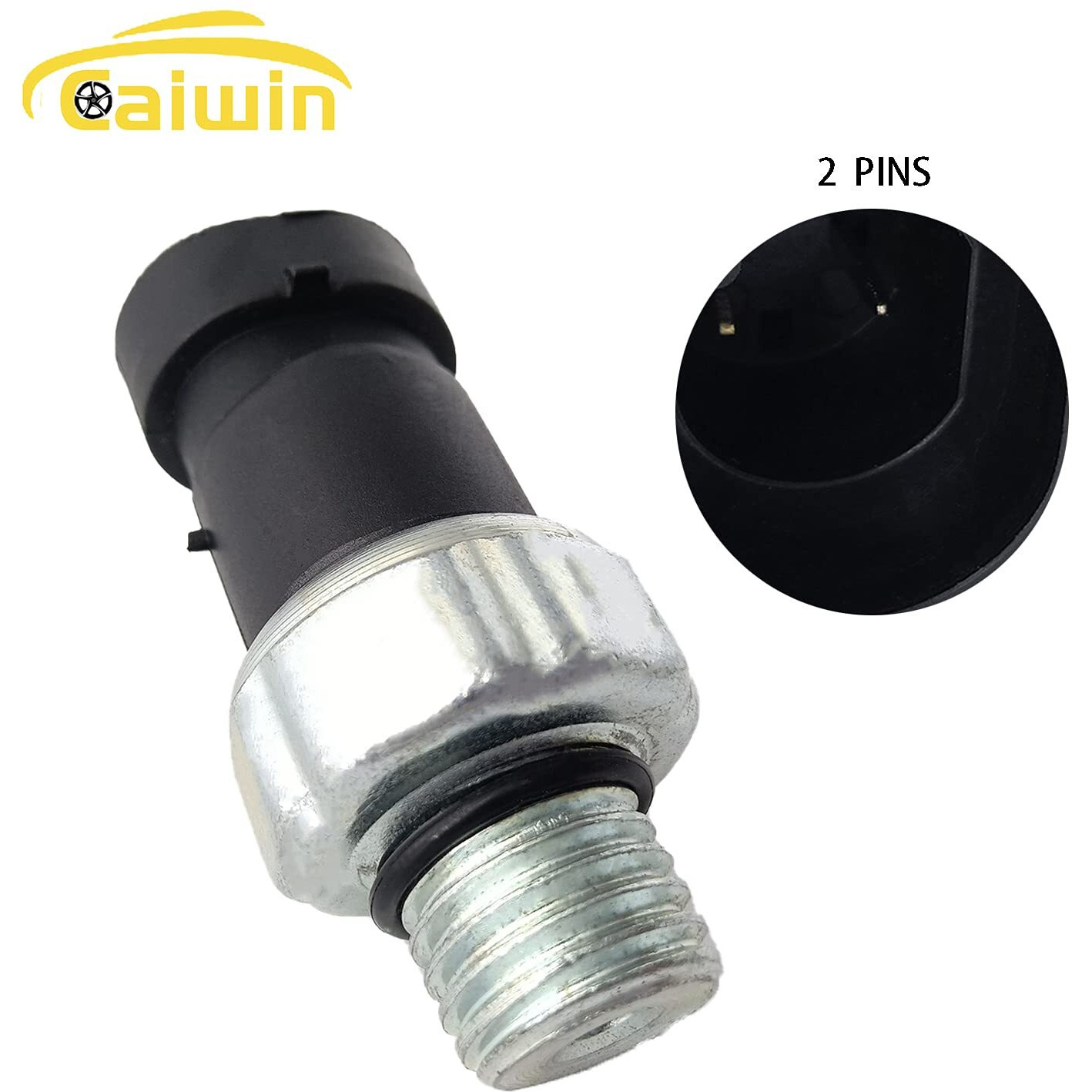 Automotive Oil Pressure Sensor Switch Sending Unit D1843A 12635957 Compatible With Chevy Equinox Malibu Trailblazer, Gmc Acadia Canyon Envoy, Hummer H3, Isuzu Ascender, Pontiac G6, Saturn Vue