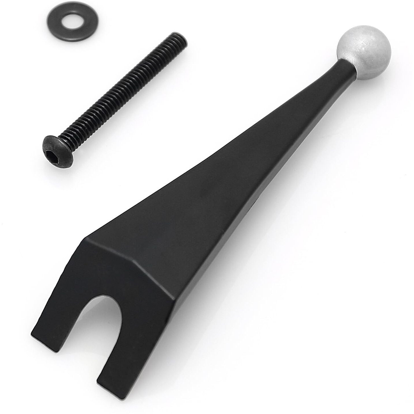 Black Fairing Middle Mount Phone Holder Aluminum Accessory For 2014-2023 Flh Touring Models