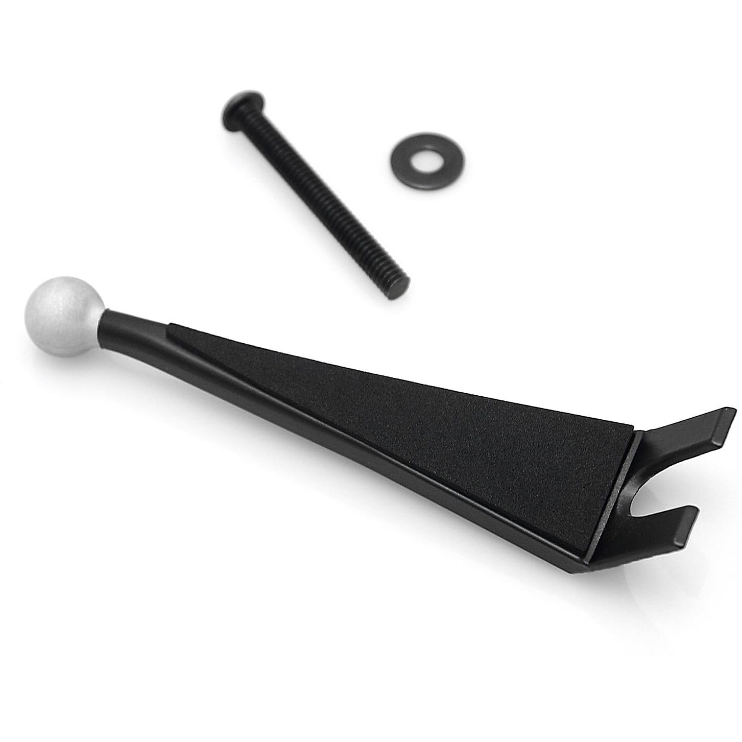 Black Fairing Middle Mount Phone Holder Aluminum Accessory For 2014-2023 Flh Touring Models