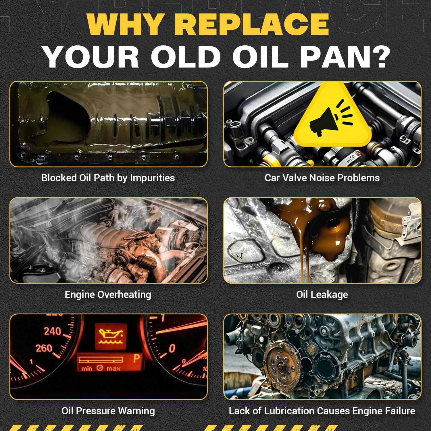 Ls Swap Oil Pan Kit For 55-87 Gm Ls1 Ls6 Ls2 Ls3 Lsx 4.8L 5.3L 6.0L 6.2L Ls Gen Iii And Gen Iv V8 Aluminum