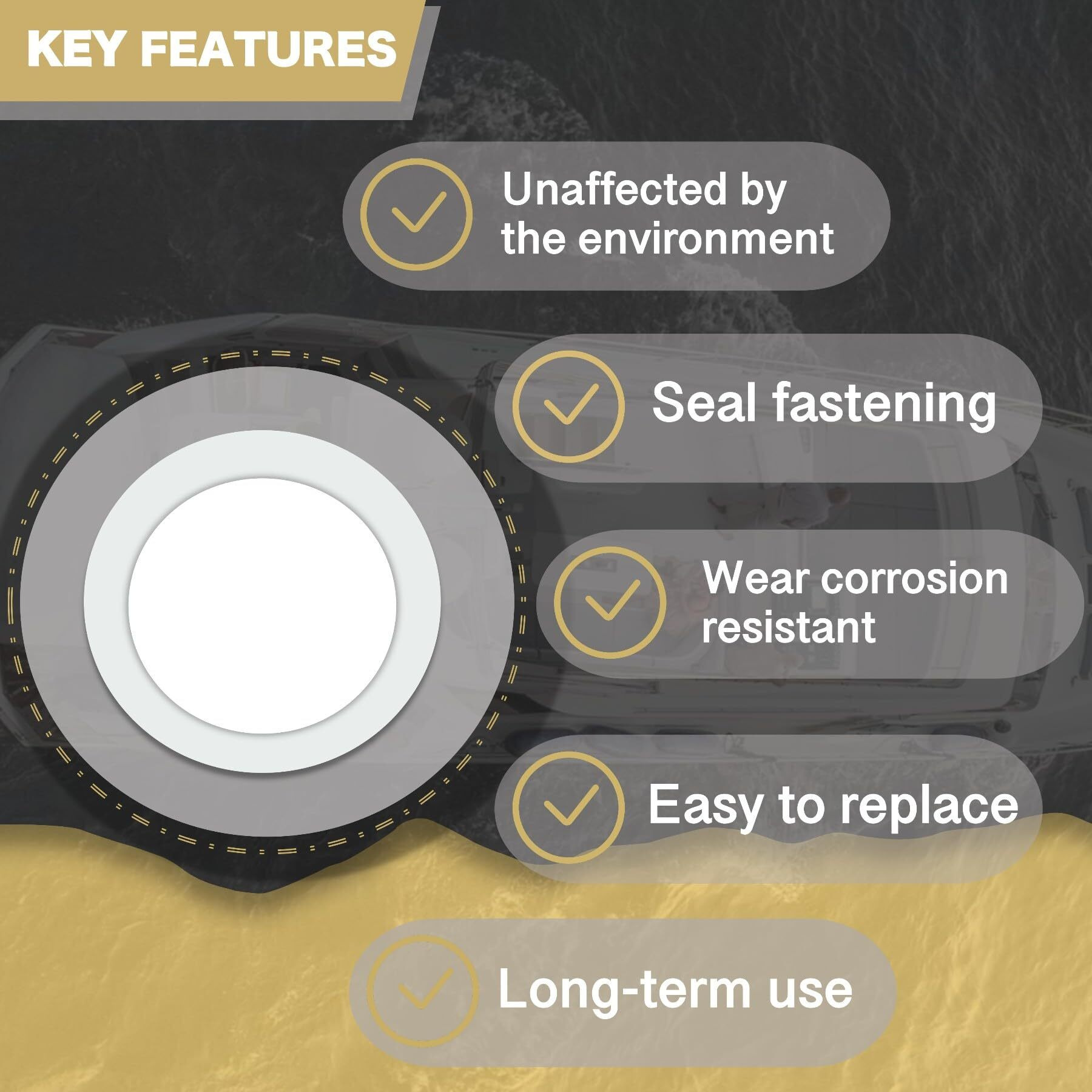 Jlm Marine 4Pcs 311598 Fill And Drain Screw Washer For Johnson Evinrude Omc Engines Gearcase Lower Unit Oil Drain Screw Gasket 3852105 777517 18-4248