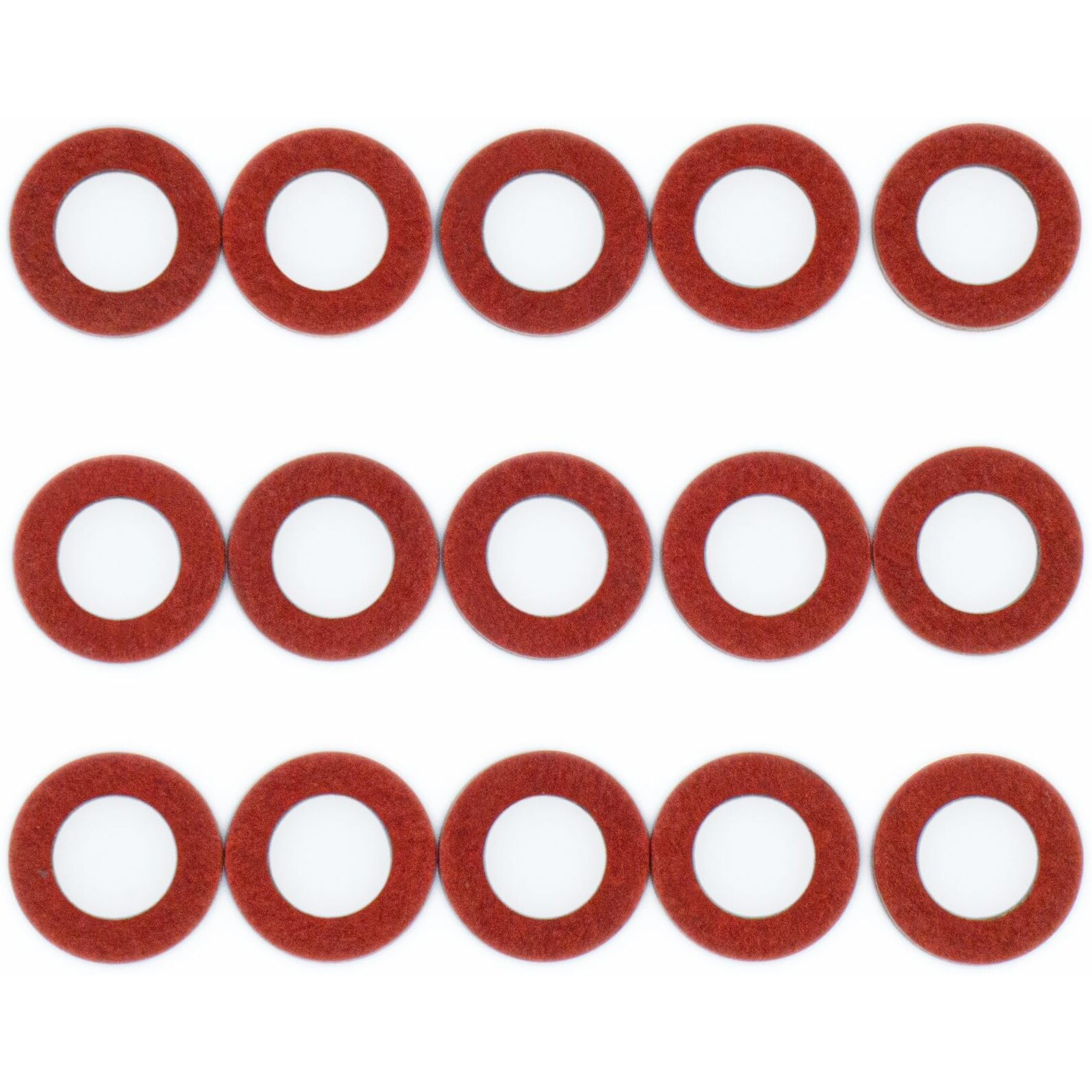 15Pcs Drain Screw Gaskets For Yamaha Outboard 4 Stroke, 90430-08021-00 90430-08003 Outboard Lower Unit Seals Oil Drain Gasket For Outboards, Replacement Washer By Keeroarin