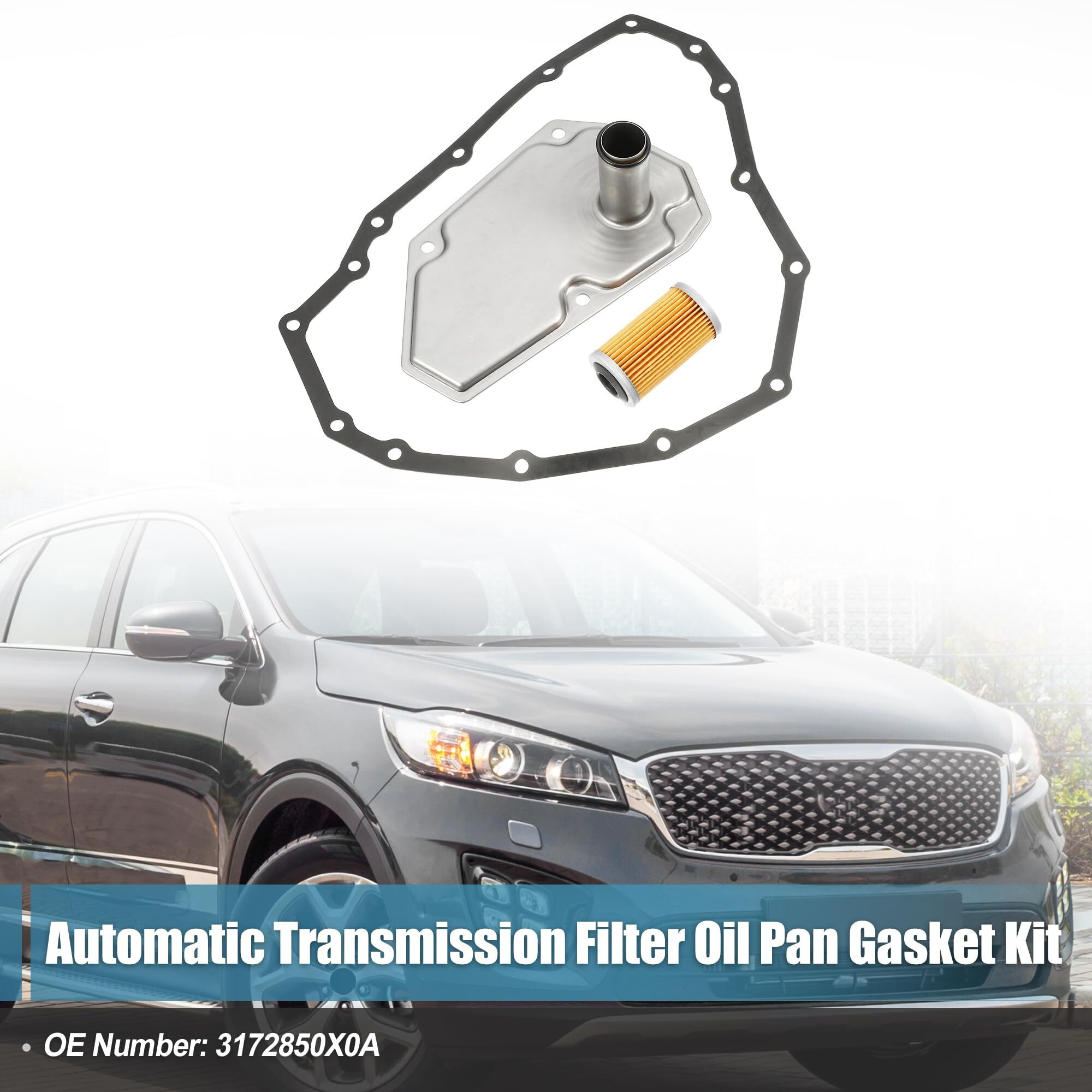 Uxcell 1 Set Transmission Filter Oil Pan For Nissan Sentra Versa 2012-2019 No.3172850X0A