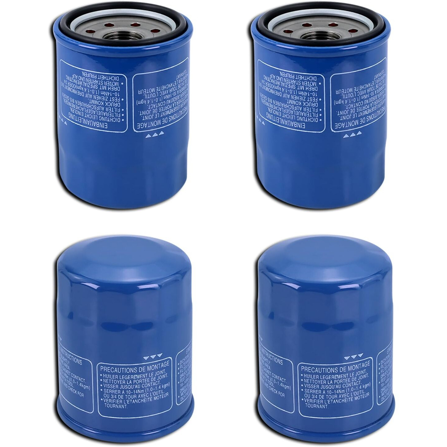 Kefly 15400-Plm-A02 Engine Oil Filters Compatible With Honda Accord Cr-V Civic Acura, Replaces 15400-Rta-003, 15400-Pr3-003 (4 Pcs)