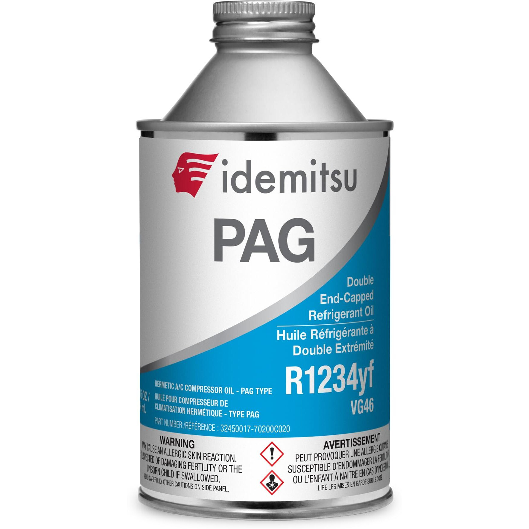 Idemitsu Pag A/C Compressor Hermetic Oil 1234Yf - 8 Oz