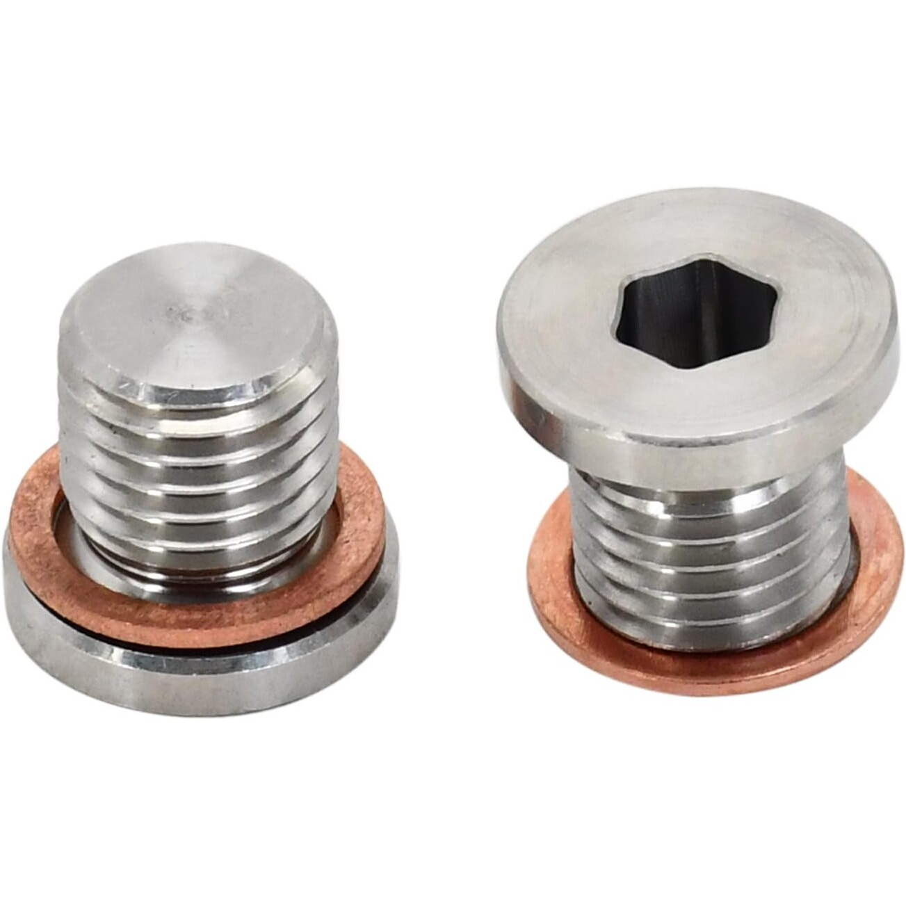 2Pcs 7052306 2203739 Oil Drain Plug With 5812232 Washer Compatible With Polaris Sportsman Ace Ranger Rzr Atv Utv Scrambler 325 450 570 600 700 800 850 900 1000