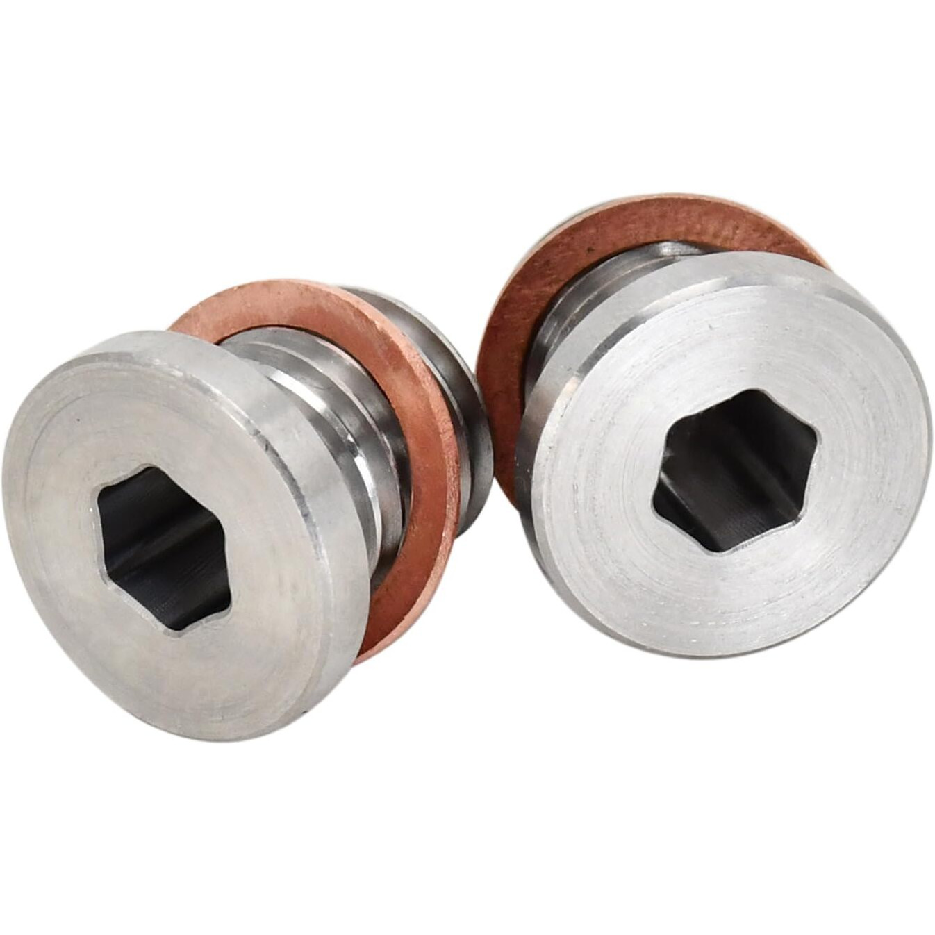 2Pcs 7052306 2203739 Oil Drain Plug With 5812232 Washer Compatible With Polaris Sportsman Ace Ranger Rzr Atv Utv Scrambler 325 450 570 600 700 800 850 900 1000