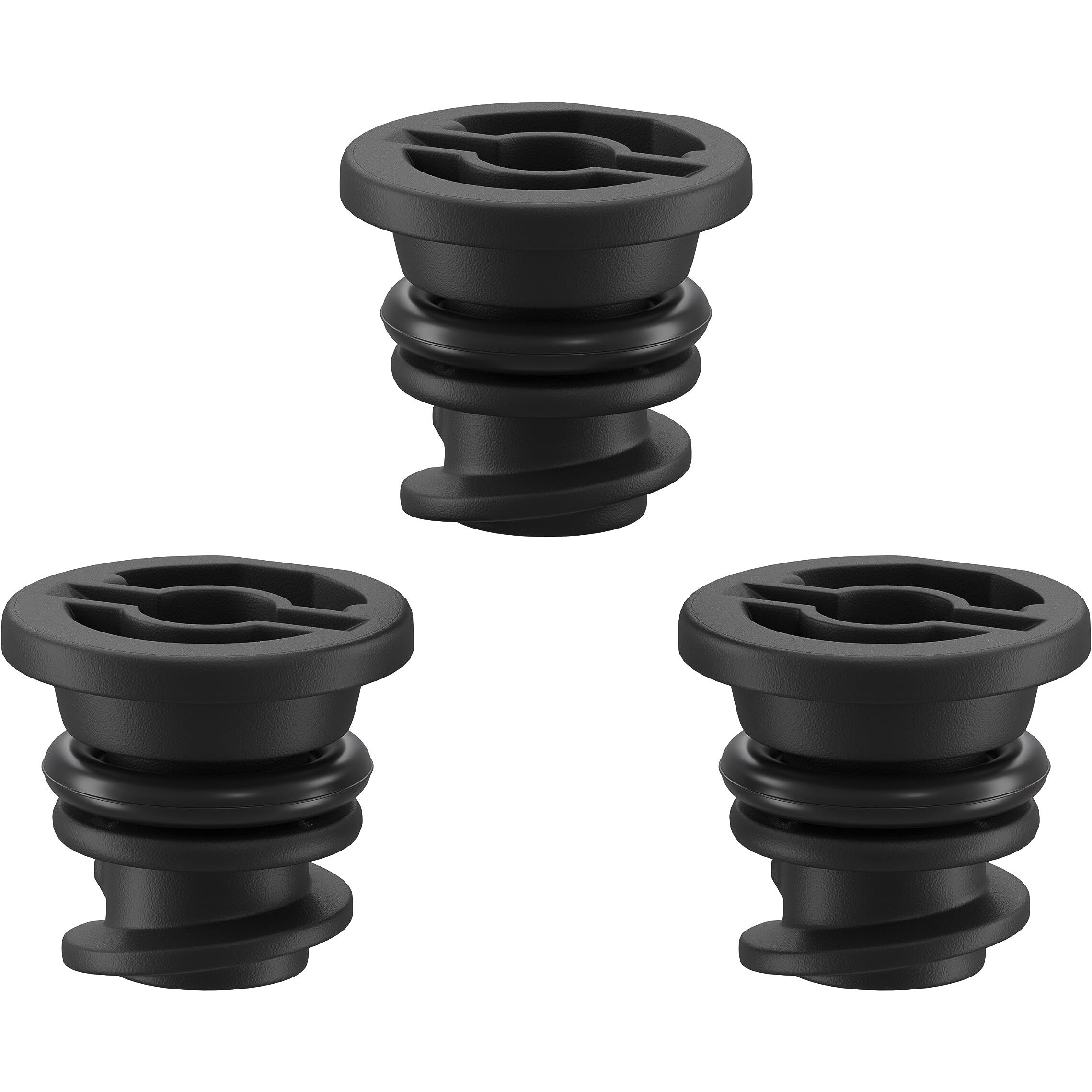 3Pcs Oil Drain Plug Plastic M16 With Rubber Washer Gasket Seal - Replacement For Audi/Volkswagen - Oem 06L103801 Fits For 2015-2024 Golf Jetta Passat Tiguan A3 A4 A5 A6 A7 Q3 Q5 Q7 Tt By Automajor