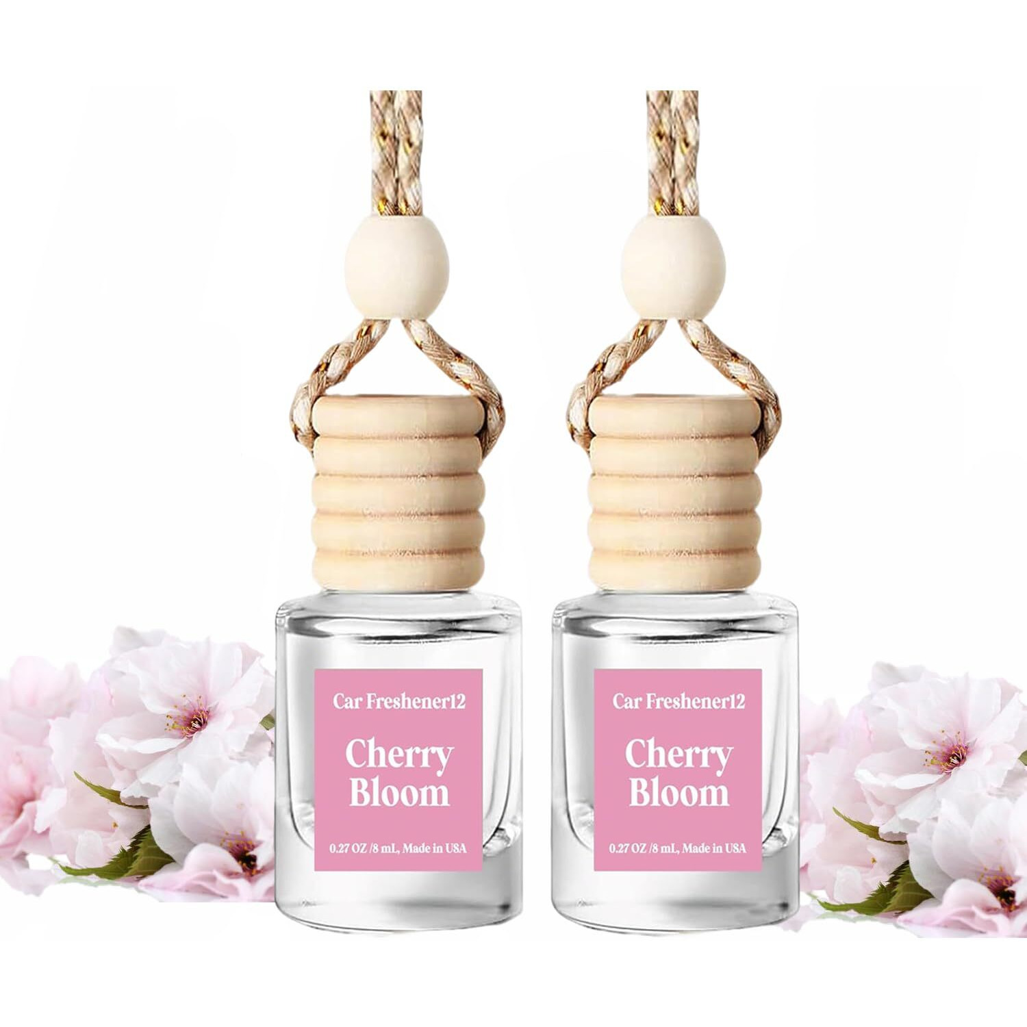 Hanging Air Freshener Diffuser, 60-Day Long Lasting Essential Oil Diffuser For Car - Natural Odor Eliminator & Stress Relief, Aromatherapy Diffuser For Car Interior