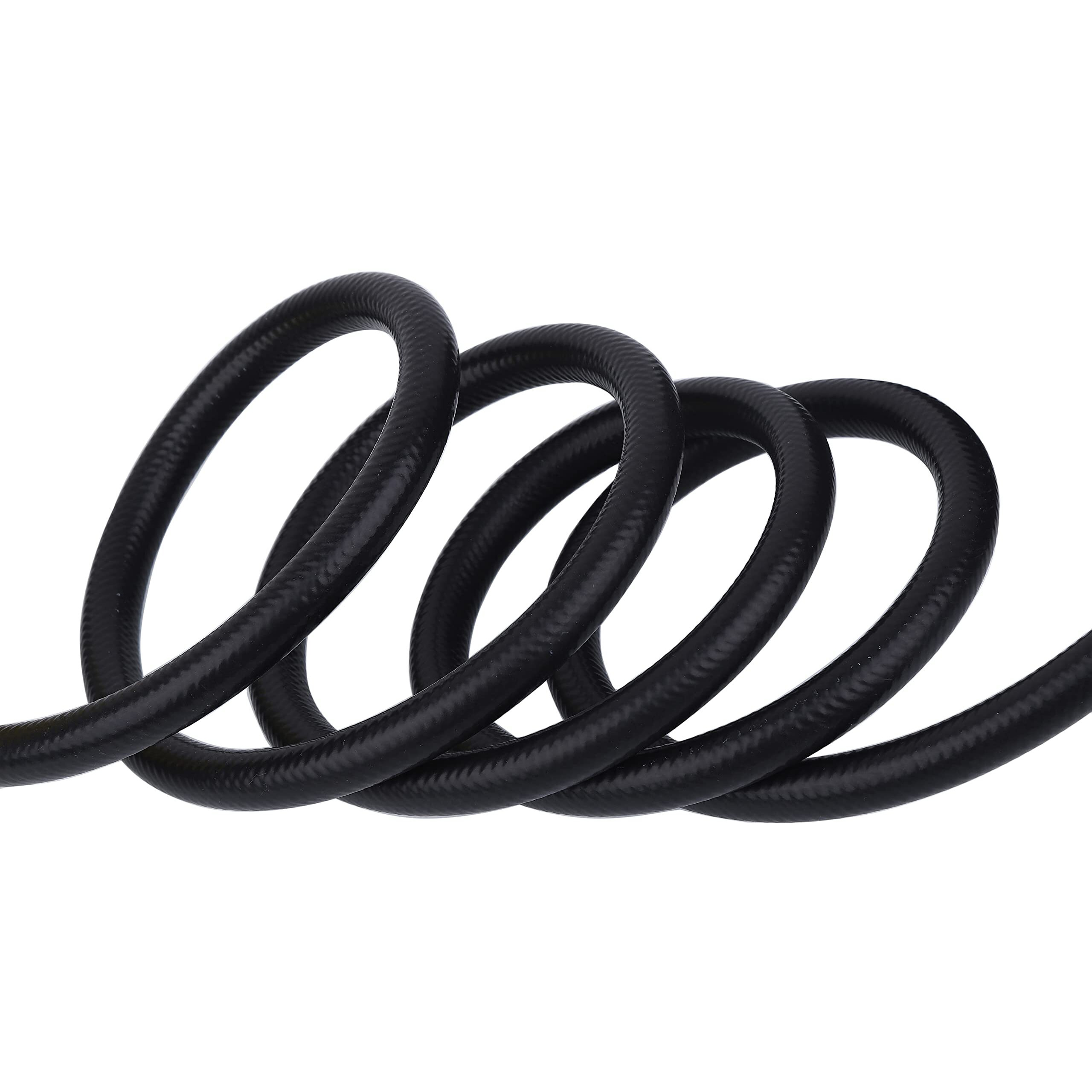 Kdp Nbr Fuel Line Hose 1/4""(6Mm) 10Ft Push On Oil Hose,6Mm Id 12Mm Od 3Mm Wall 1-Ply Nylon Reinforced Sae J30R10 07 Standard