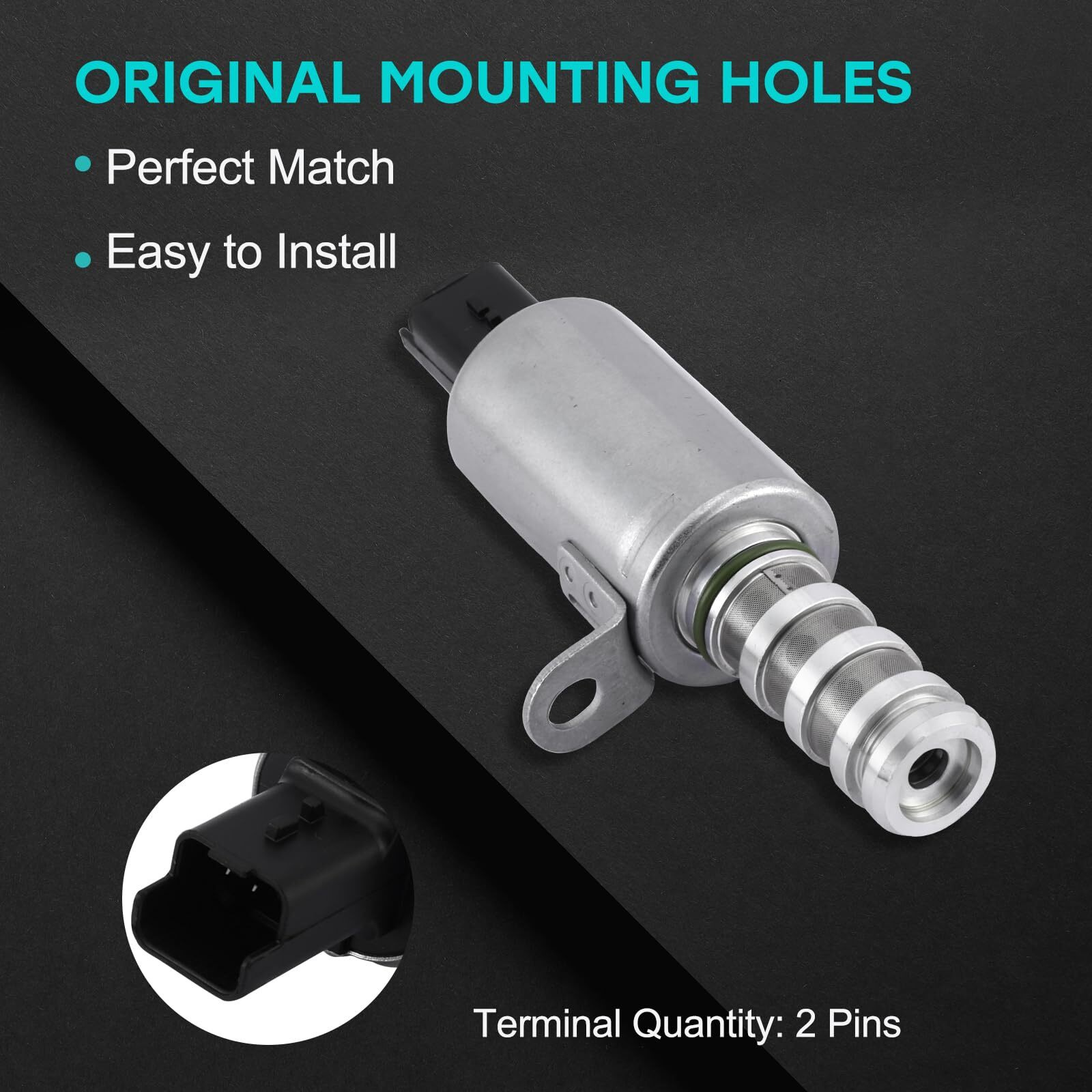 Aulink 11368610388 11367587760 Ocv Oil Control Variable Valve Timing Vvt Solenoid 2 Pcs For Mini Cooper R56 2002-2016,R57/R59 2005-2016,R58 2012-2016,R60 2011-2016,R61 2013-2016