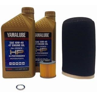 Yamaha Raptor 700/700R (2006-2024) Oil And Air Filter Change Kit Yamaha Part 4X7-13440-09-00, (2) Lub-10W40-Fs-12, 1S3-14451-01-00