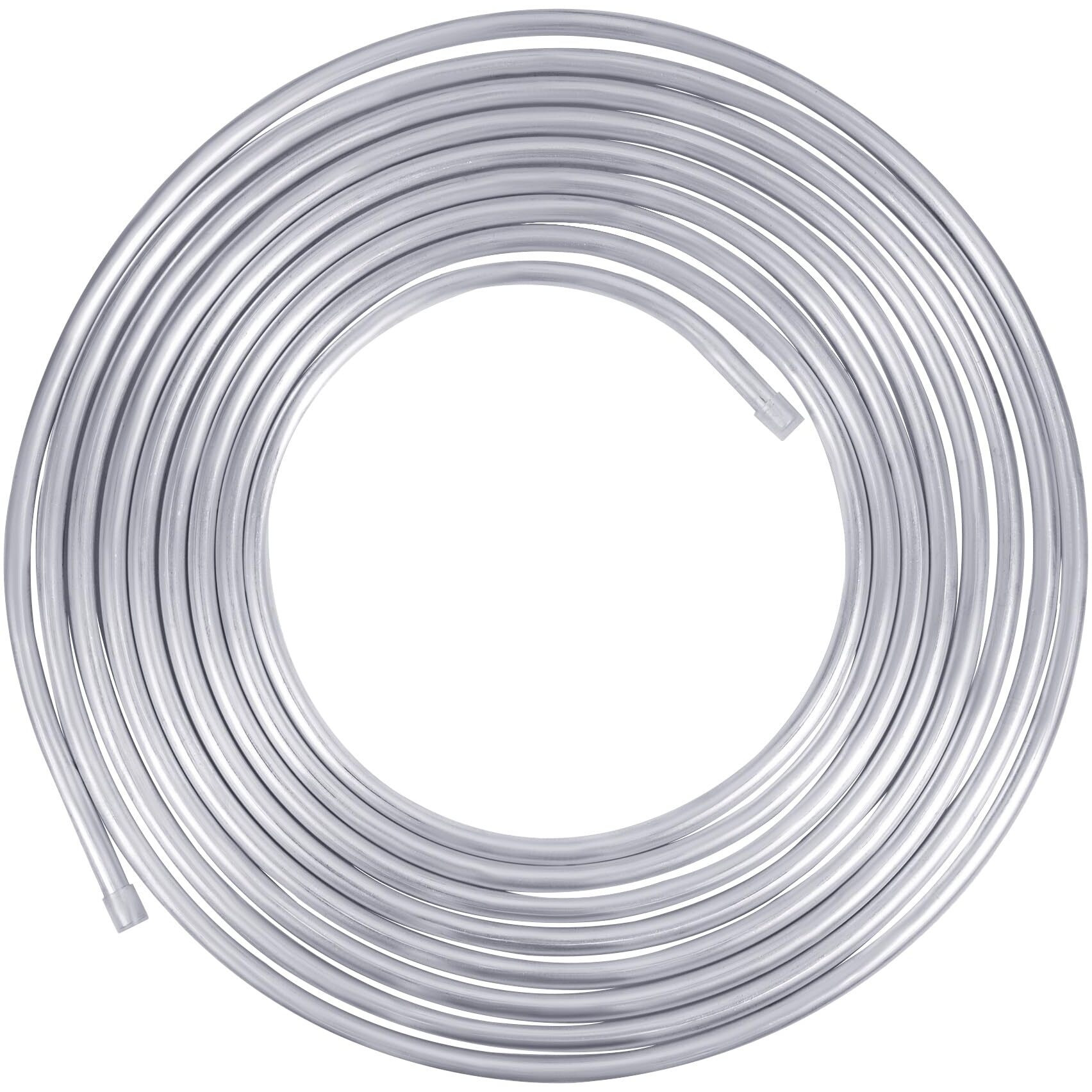1/4 Metal Fuel Line,1/4"" Od Aluminium Coiled Tubing Hard Tube For Refrigeration Tubing, Automotive Oil Pipe,Brake Line, Metal Gas Line, 25Ft (1/4"" Od 25Ft)