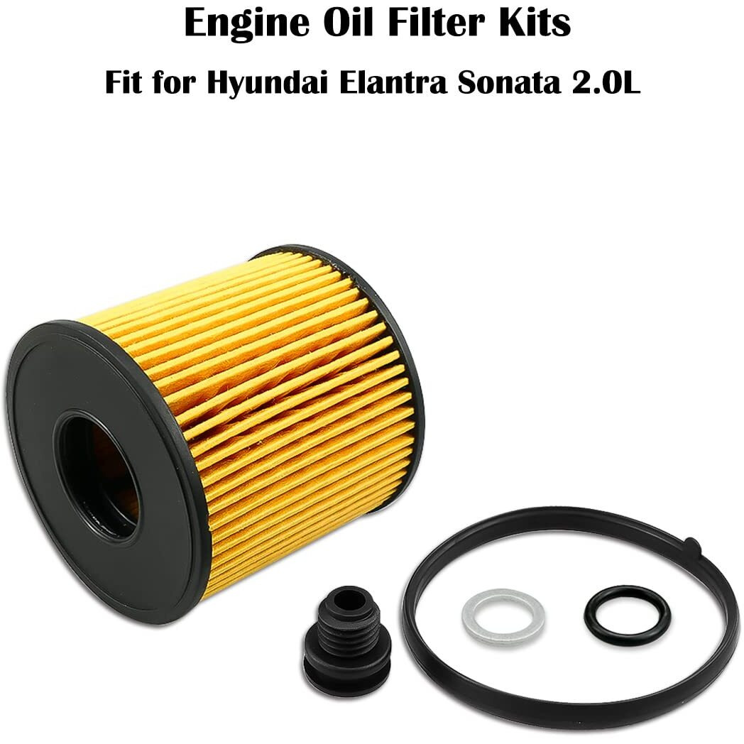 26350-2J000 Oil Filter Element Fits For Hyundai Elantra 2.0L 2021 2022 For Hyundai Sonata 2.0L Hybrid 2020 2021 2022