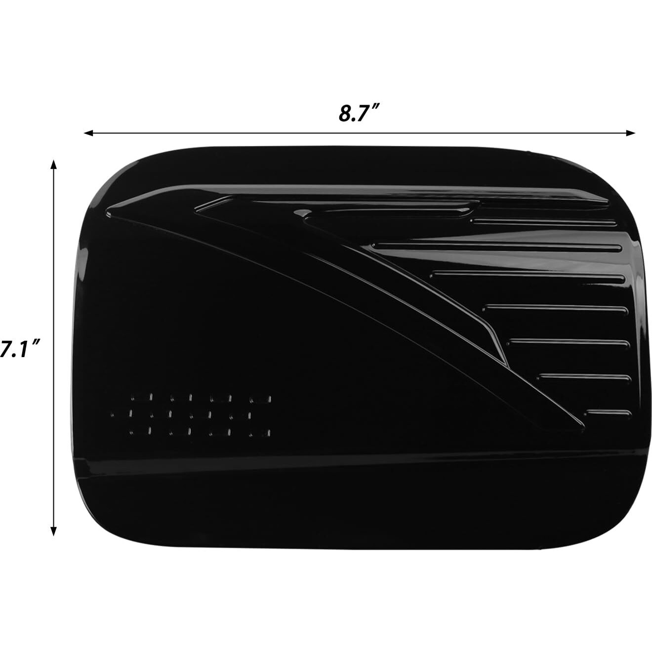 Cke For 9Th Gen Camry Le Se Xle Xse Compatible With Toyota Camry 2025 Accessories Car Fuel Tank Cover Trim Oil Gas Cap Exterior Decoration Sticker -Glossy Black