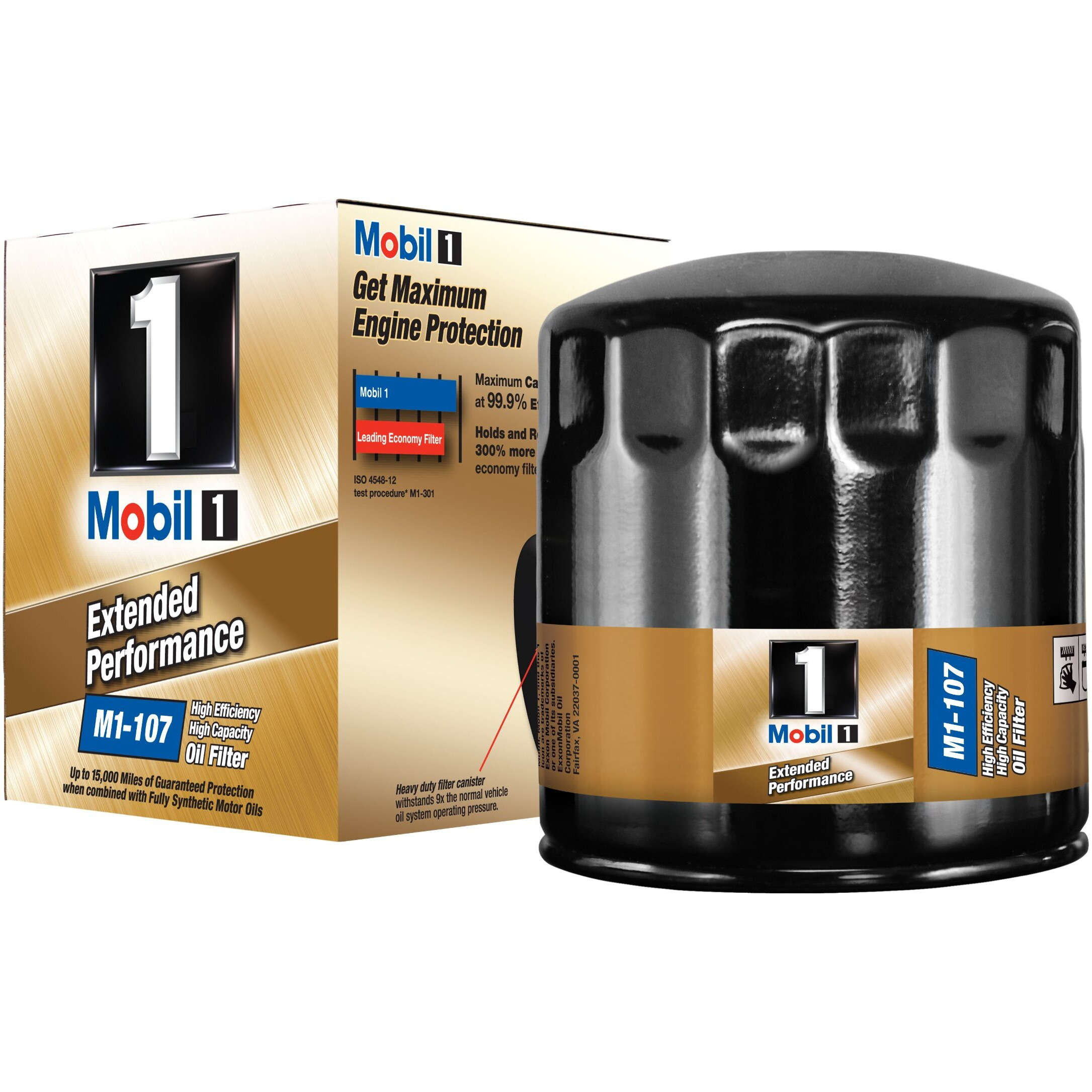 Mobil 1 M1-107 Extended Performance Oil Filter (Pack Of 2)
