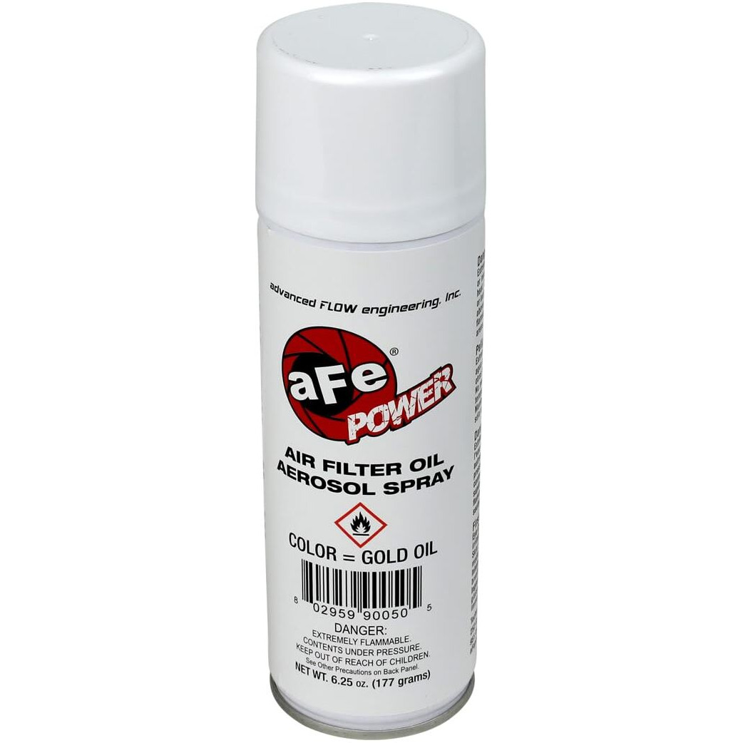 Afe Power Air Filter Restore Kit 12Oz Filter Cleaner And 6.25Oz Aerosol Filter Oil - Gold, Restores Pro Guard7 Engine Air Filters, 90-50000
