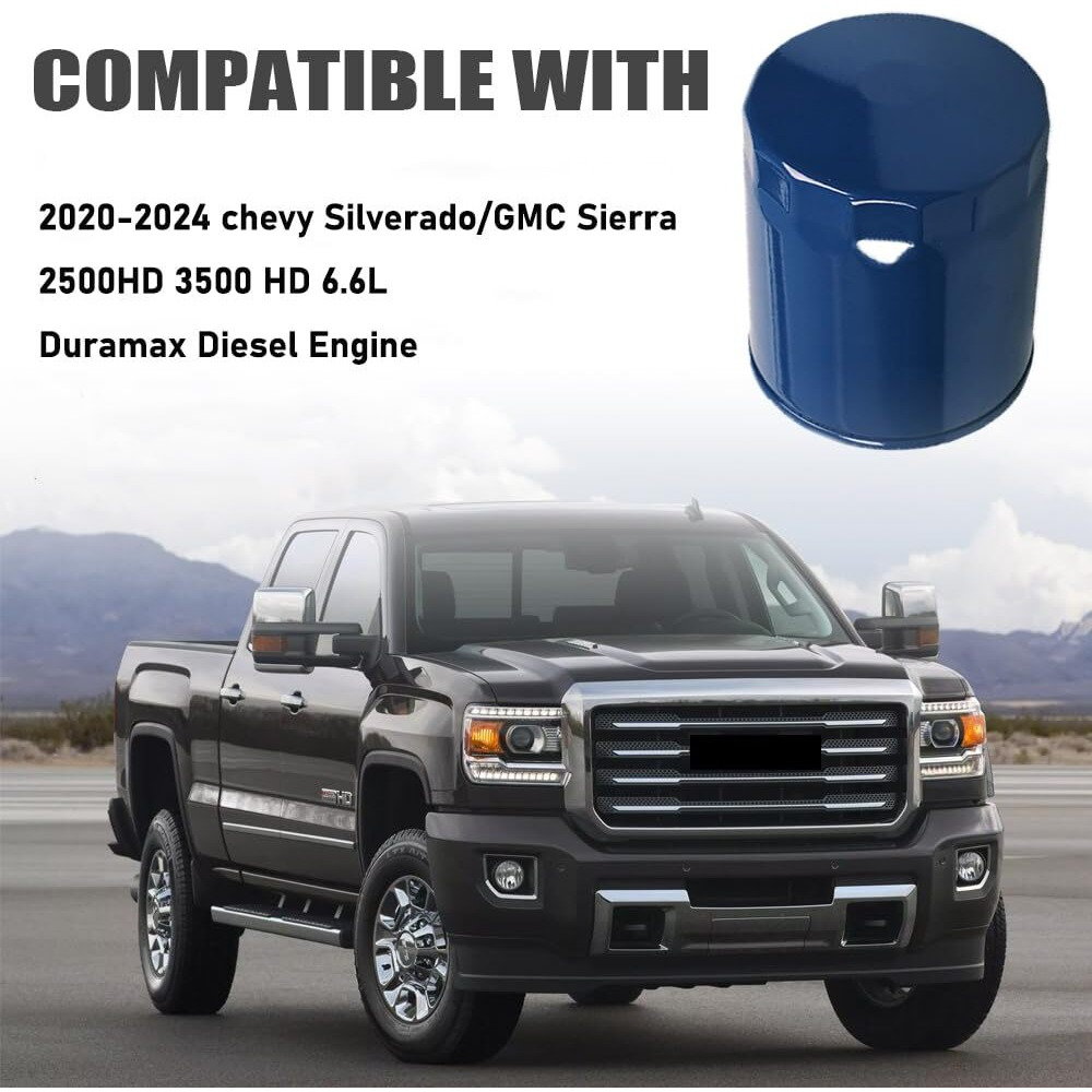 Pf26 Oil Filter Fits For 2020-2024 Chevy Silverado/Gmc Sierra 2500Hd 3500 Hd 6.6L Duramax Diesel Engine Replace Wl10454 Pf26F 19419485 12684038 (Set Of 3)