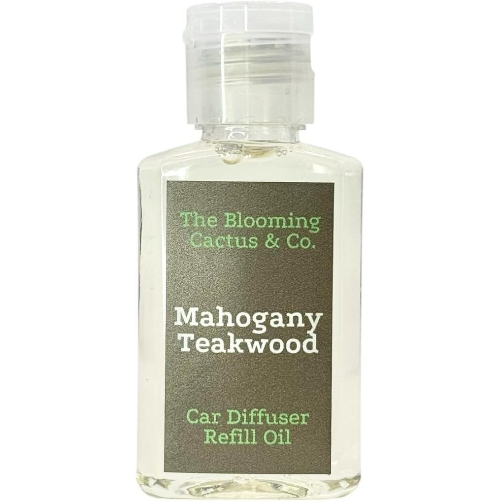 The Blooming Cactus & Co. - Car Diffuser Refill - Fragrance Oil Diffuser Refill - Reed Diffuser Refill 30 Gr (Mahogany Teakwood)