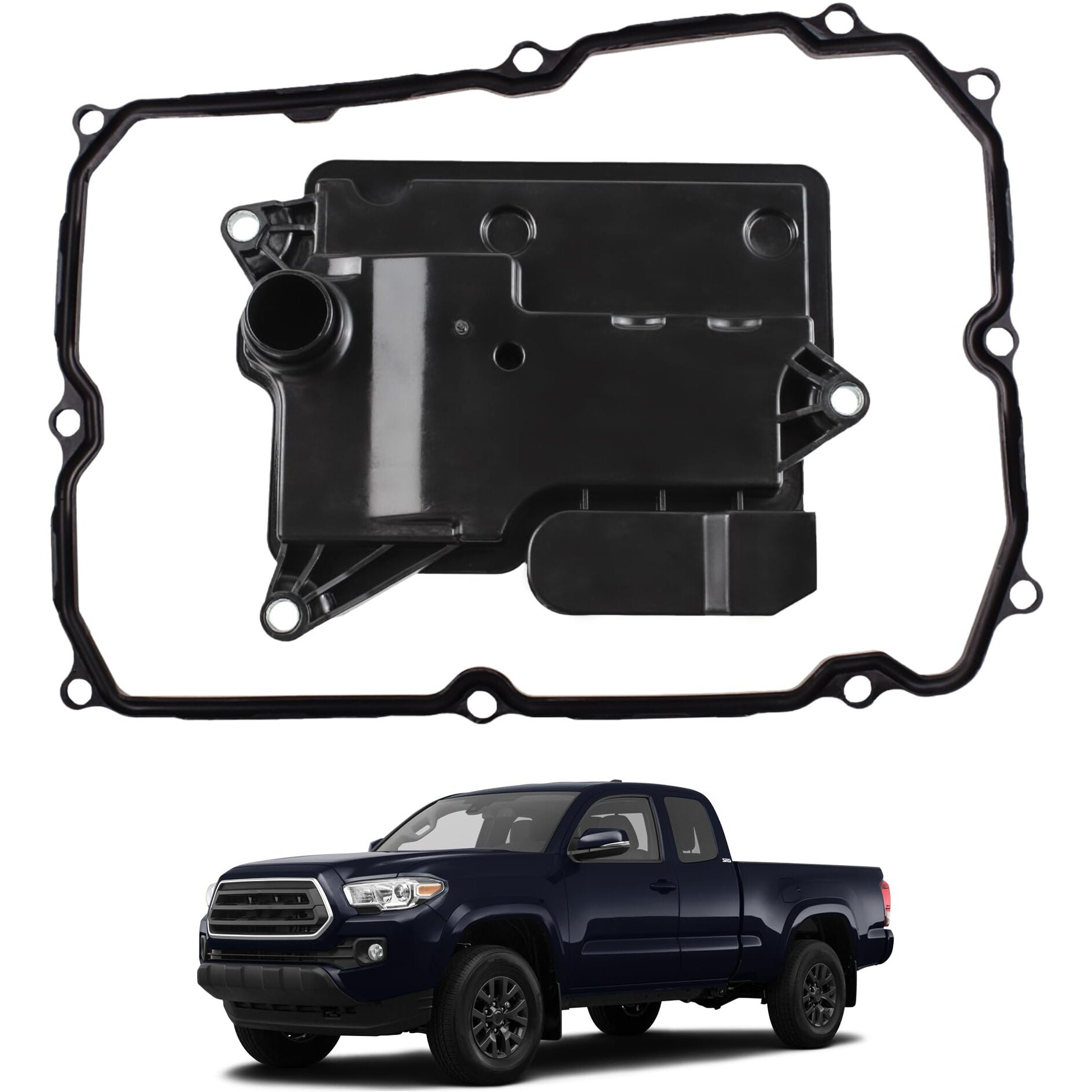 Yzusgomumu Ac60E Ac60F Automatic Transmission Filter Oil Pan Gasket Kit Compatible With 2016-2021 Toyota Tacoma 2.7L 3.5L Replaces 3533071010 3533004010 35330-71010 3516804010 9030127010