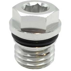 Replacementkits.Com Upgraded Aluminum Engine Oil Drain Plug W/O-Ring Compatible With Ez Go Golf Carts 2008-Up Txt & Rxv, For Some Kawasaki Engines Replaces 92066-0774 & 603557