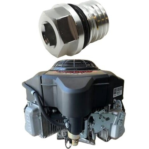 Replacementkits.Com Upgraded Aluminum Engine Oil Drain Plug W/O-Ring Compatible With Ez Go Golf Carts 2008-Up Txt & Rxv, For Some Kawasaki Engines Replaces 92066-0774 & 603557