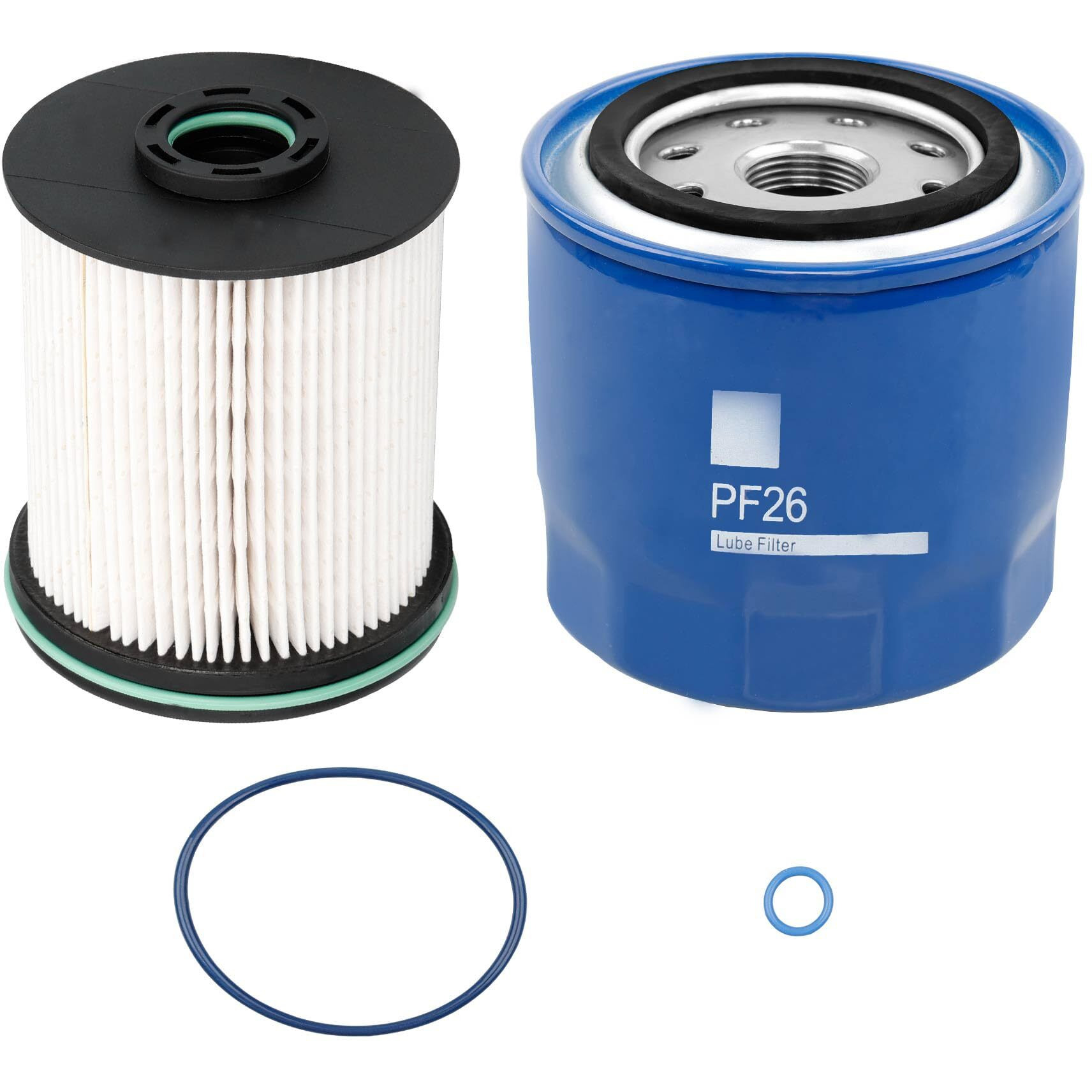 6.6L Duramax Filter Set- Tp1015, Pf26 Fuel/Oil Filter Compatible With 2020-2024 Chevy Silverado/Gmc Sierra 2500Hd 3500Hd Diesel Engines
