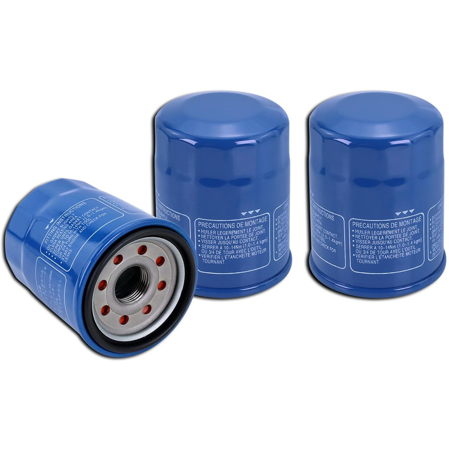 Kefly 15400-Plm-A02 Engine Oil Filters Compatible With Honda Accord Cr-V Civic Acura, Replaces 15400-Rta-003, 15400-Pr3-003 (3 Pcs)
