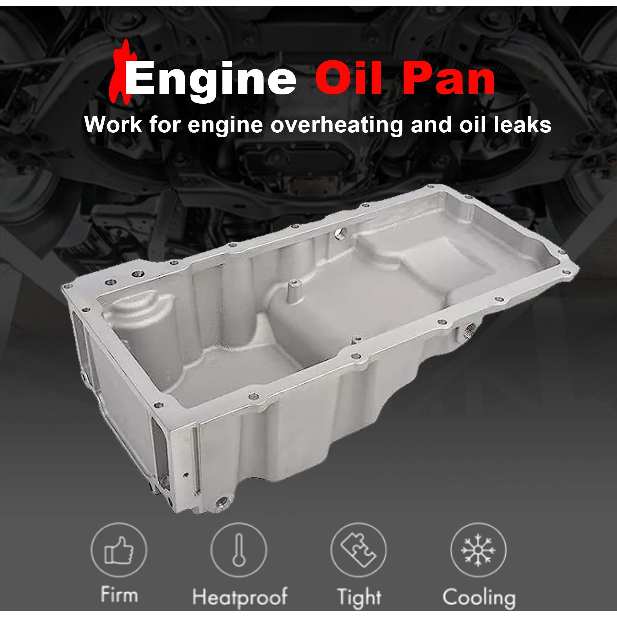 Angymeck 302-3 Ls Engine Swap Retro-Fit Oil Pan Compatible With Ls1 Ls2 Ls3 A/G/F-Body Chevy 4.8L 5.3L 6.0L 6.2L Engines Fit The Ford Fox Body Factory K-Member